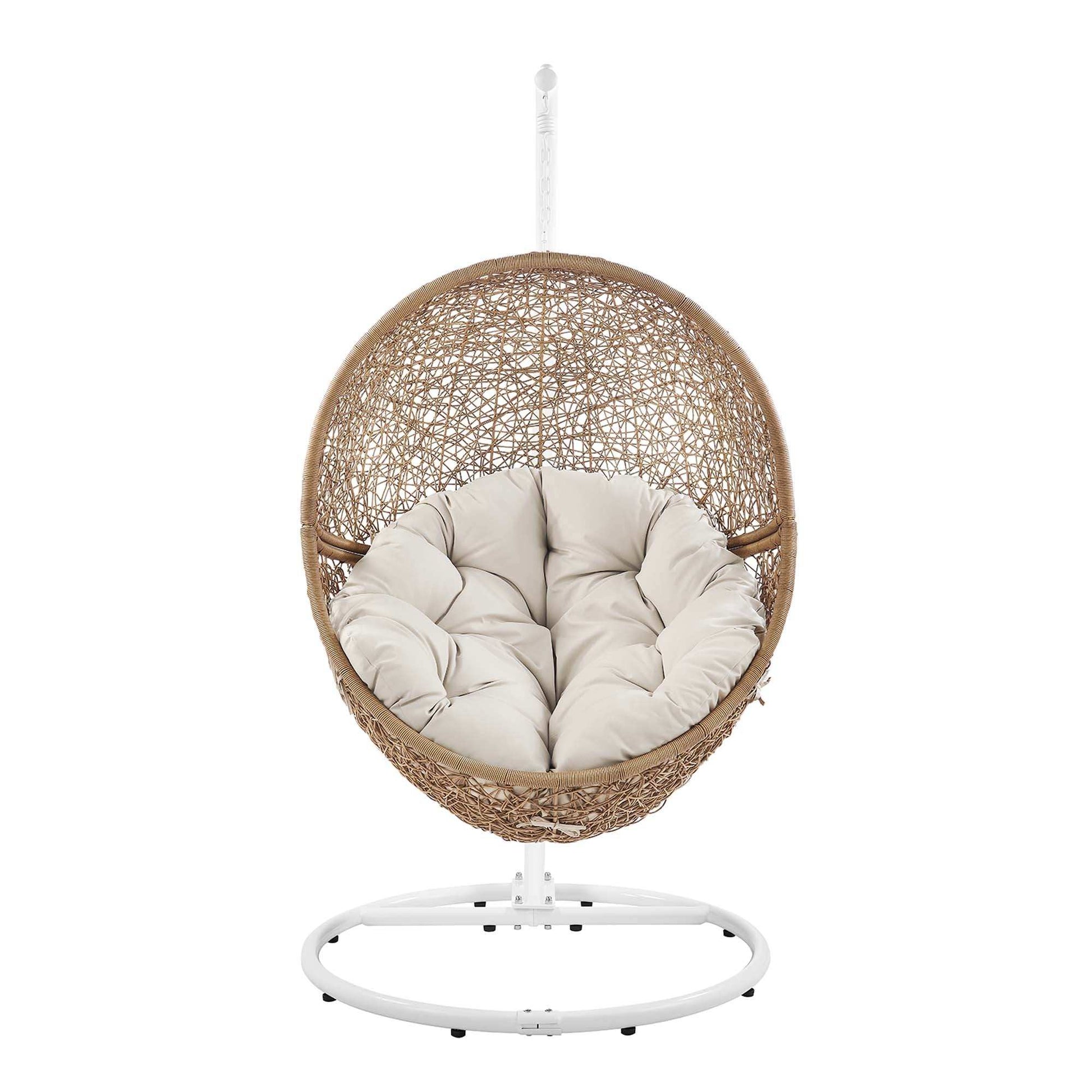 Encase Outdoor Patio Rattan Swing Chair by Modway - Best Buy Furniture
