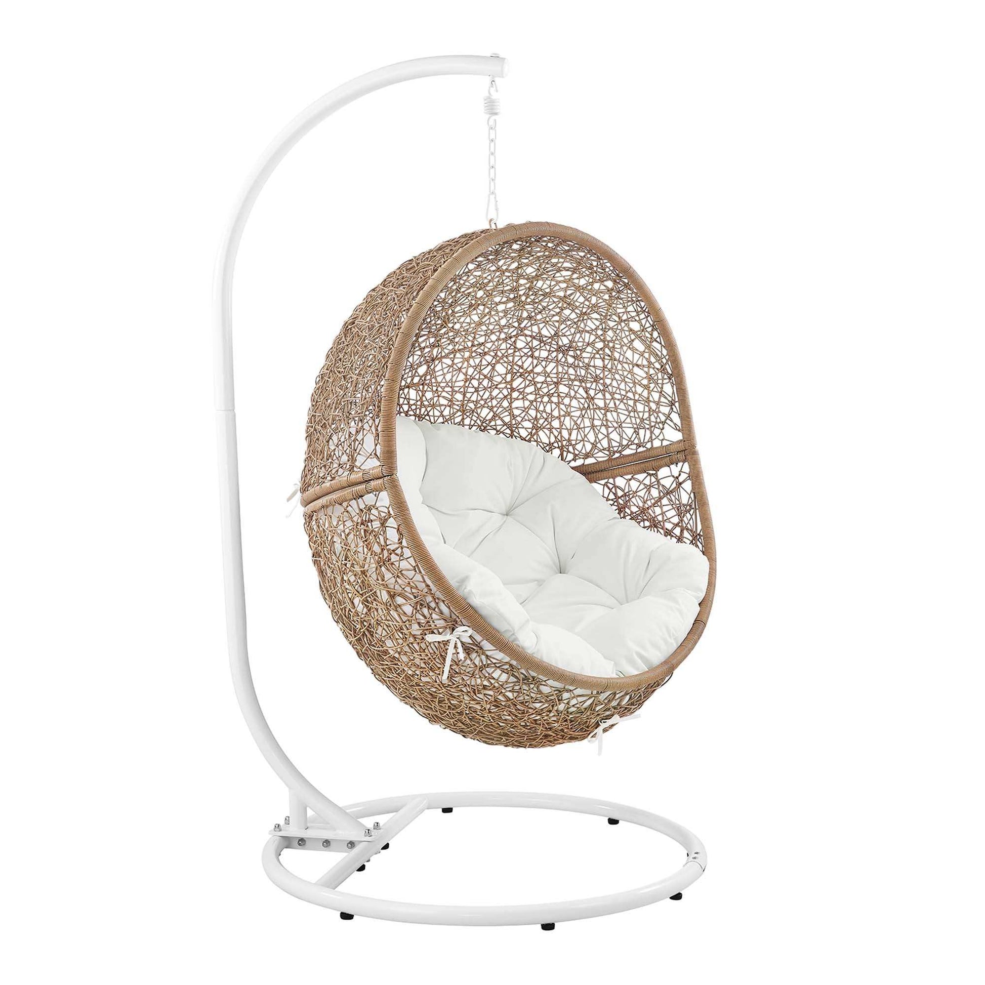 Encase Outdoor Patio Rattan Swing Chair by Modway - Best Buy Furniture