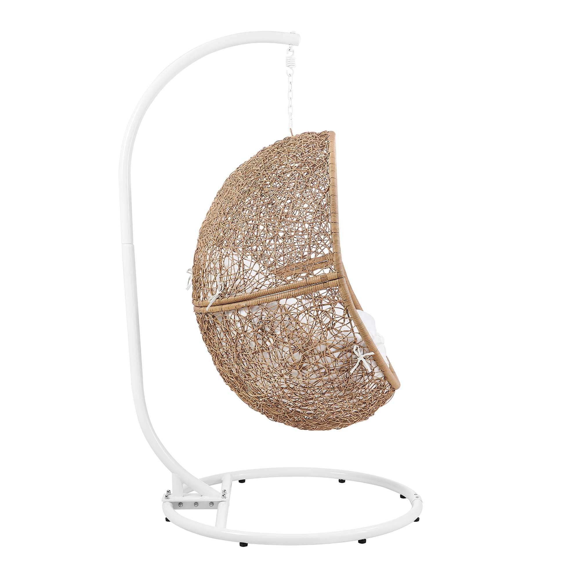 Encase Outdoor Patio Rattan Swing Chair by Modway - Best Buy Furniture