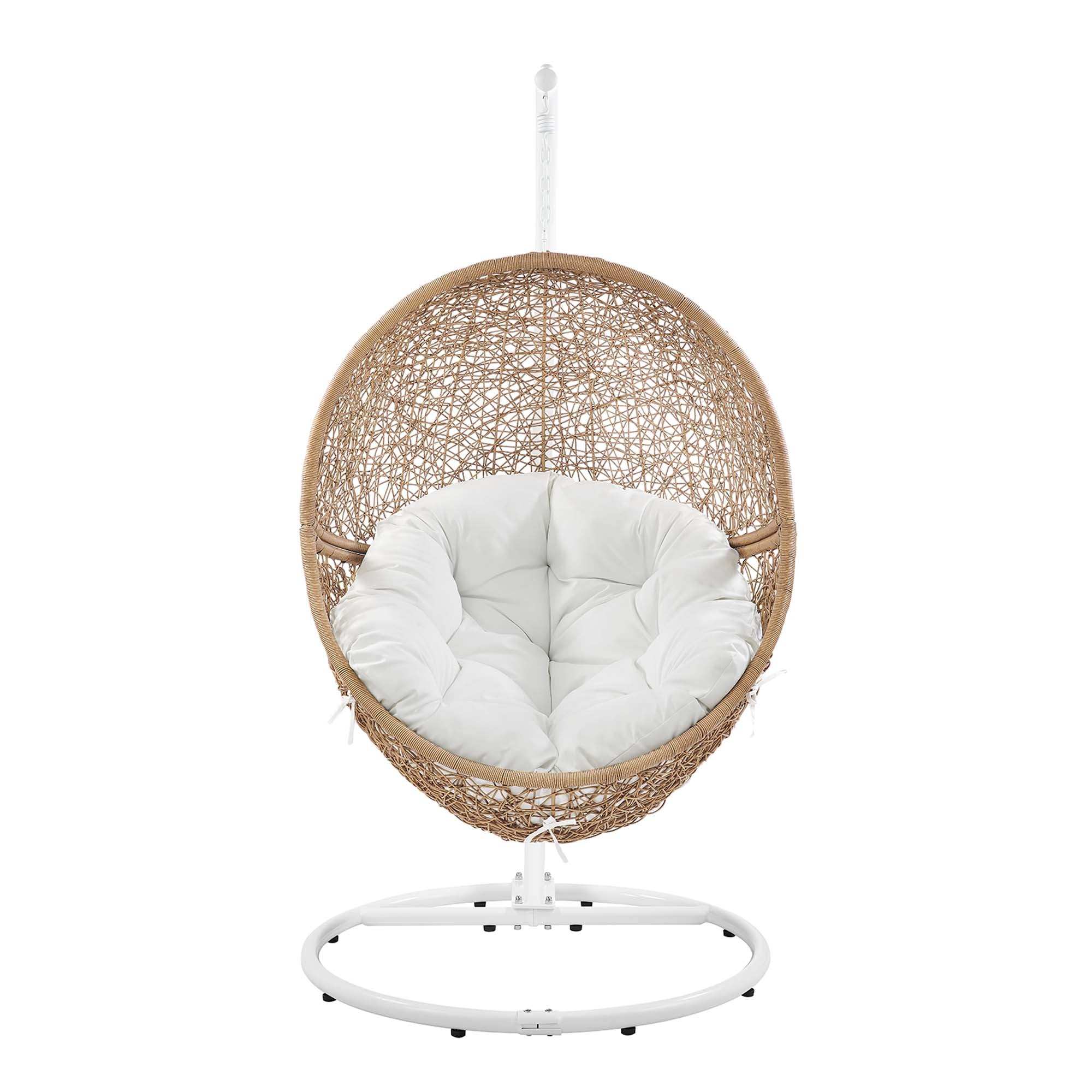 Encase Outdoor Patio Rattan Swing Chair by Modway - Best Buy Furniture