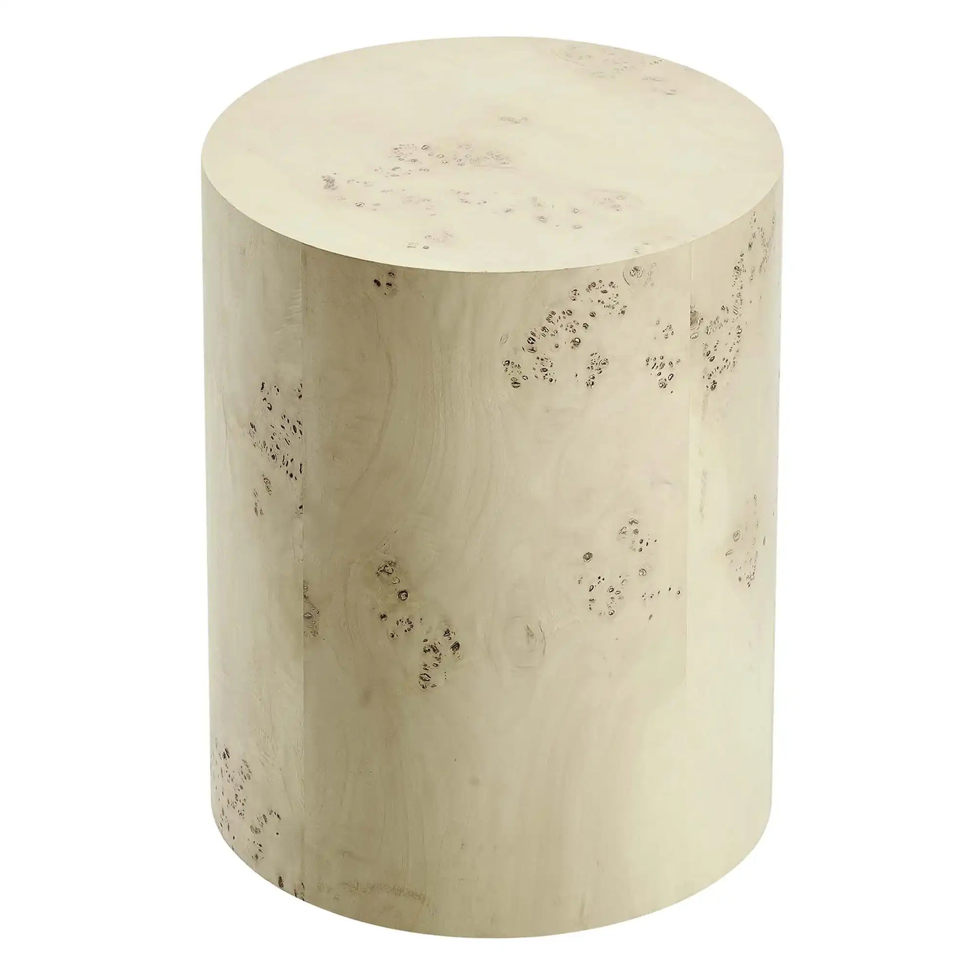 Cosmos 16" Round Burl Wood Side Table by Modway - Best Buy Furniture