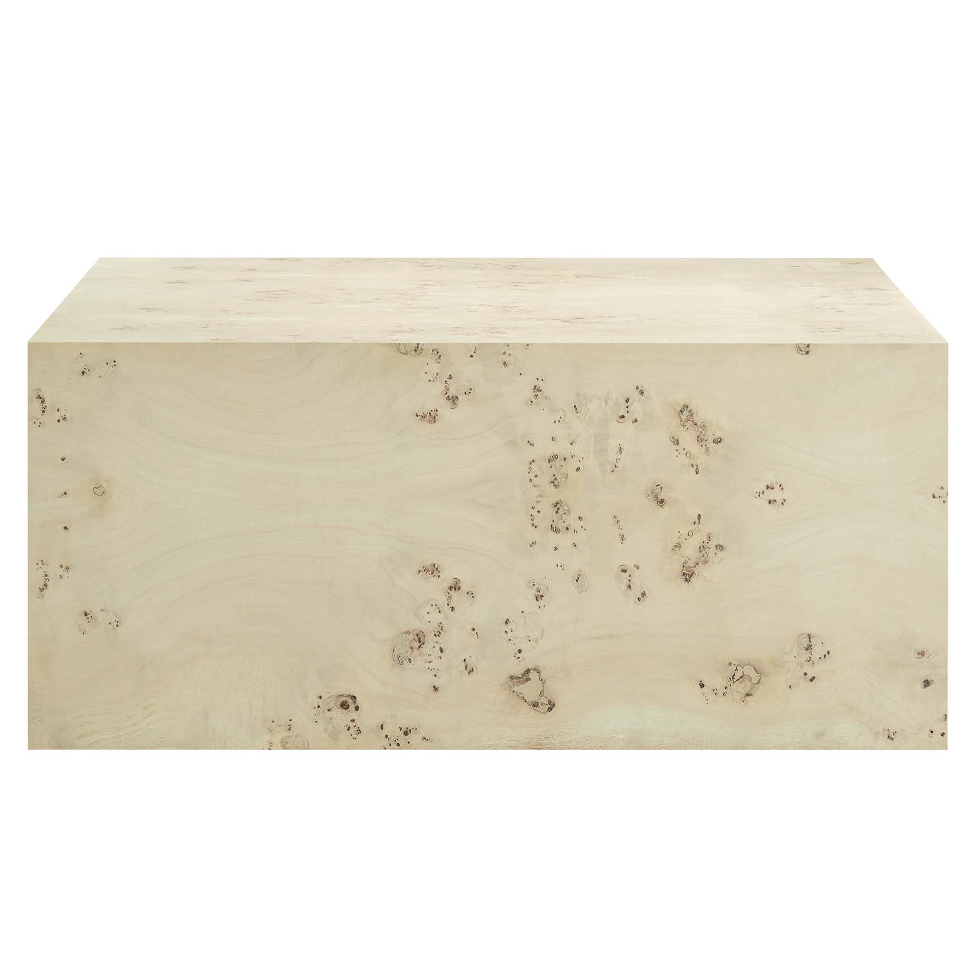 Cosmos 36" Square Burl Wood Coffee Table by Modway - Best Buy Furniture
