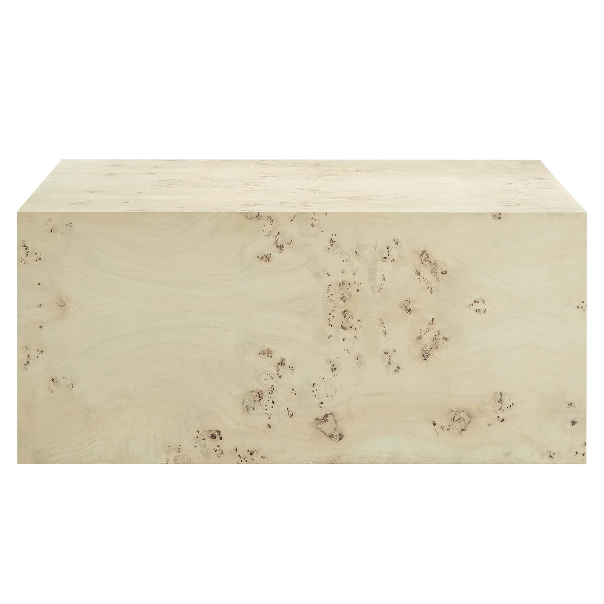 Cosmos 36" Square Burl Wood Coffee Table by Modway - Best Buy Furniture