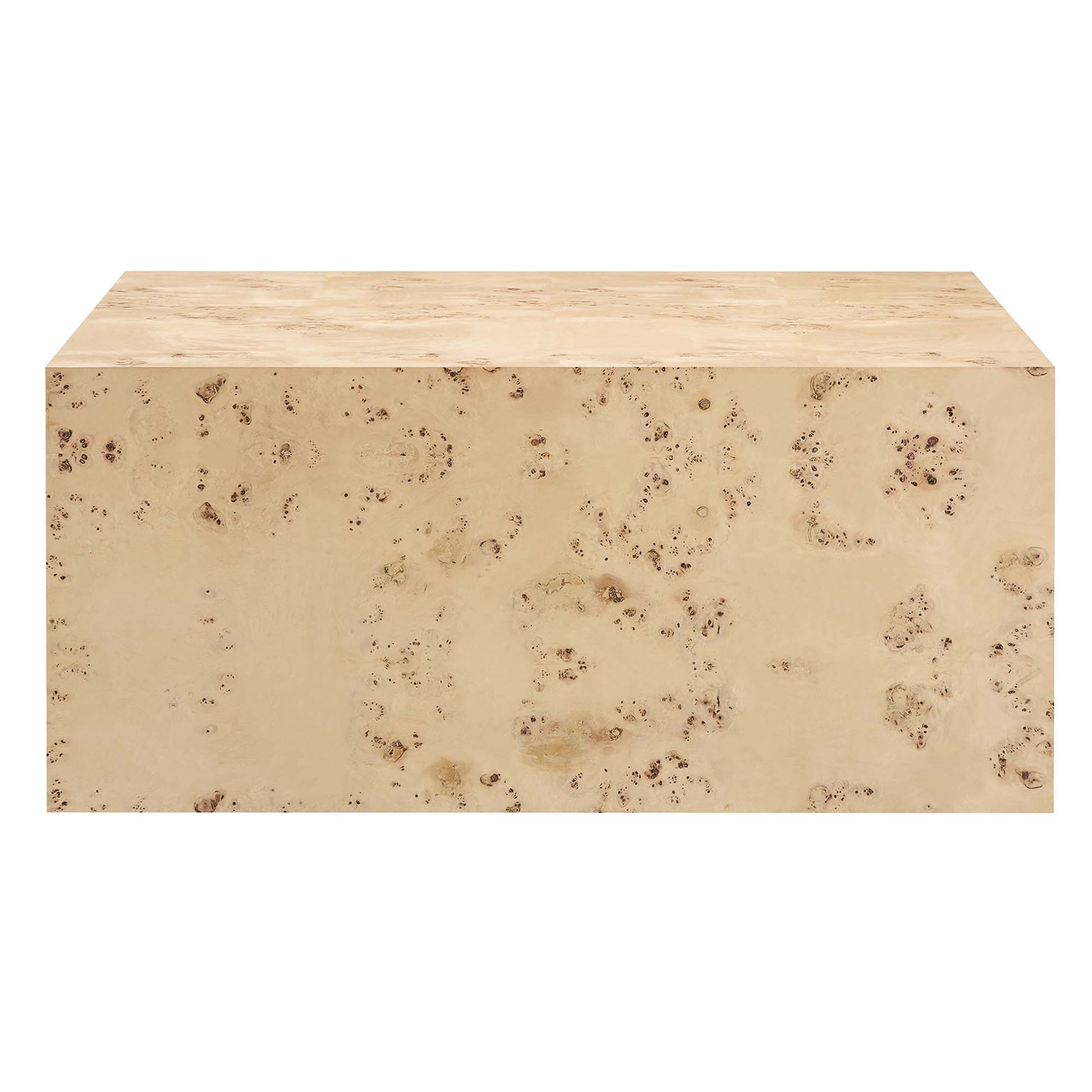 Cosmos 36" Square Burl Wood Coffee Table by Modway - Best Buy Furniture