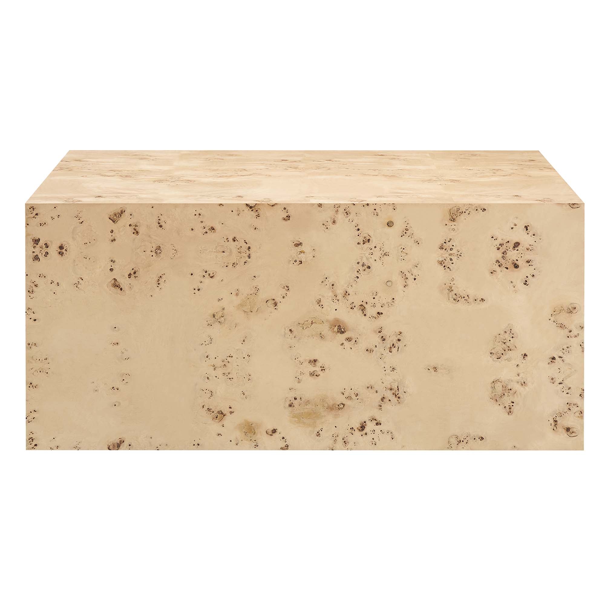 Cosmos 36" Square Burl Wood Coffee Table by Modway - Best Buy Furniture