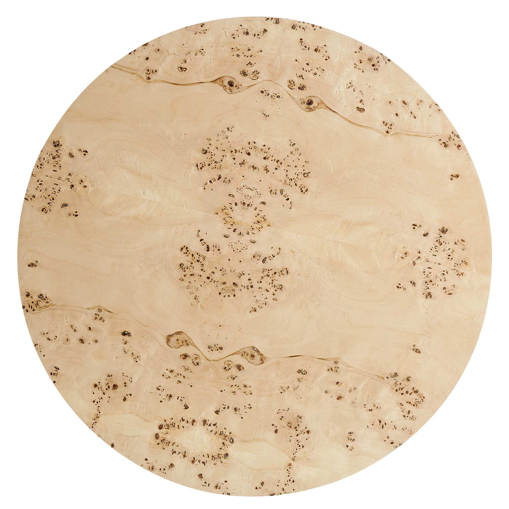 Cosmos 35" Round Burl Wood Coffee Table by Modway - Best Buy Furniture