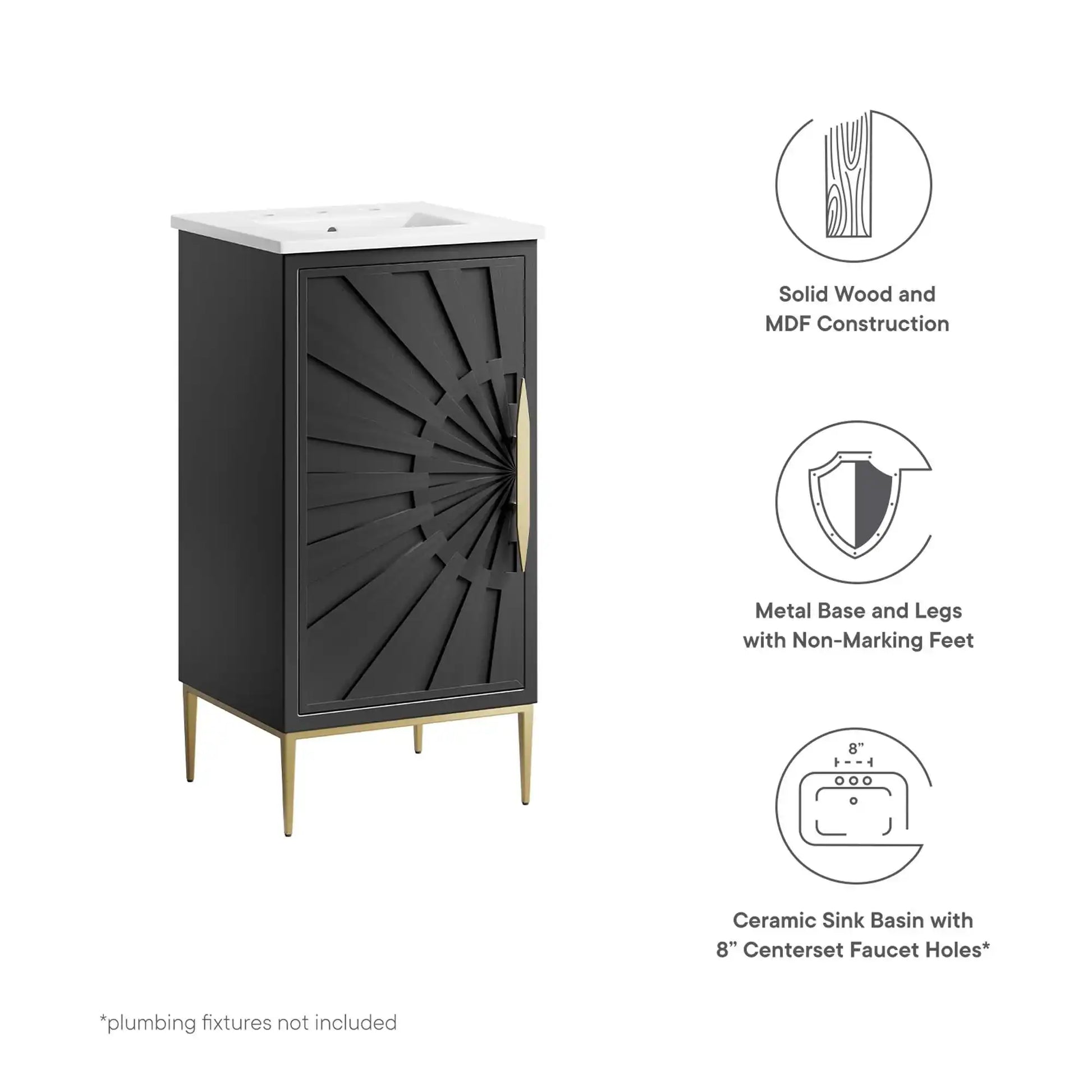 Awaken 18" Bathroom Vanity by Modway - Best Buy Furniture