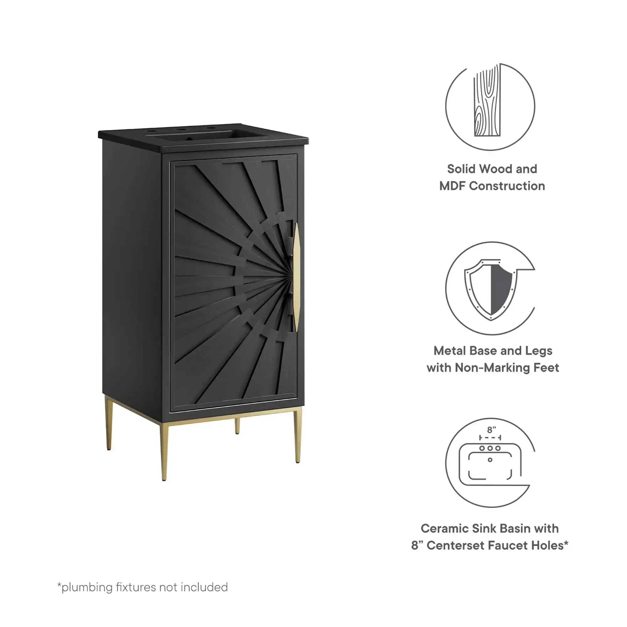 Awaken 18" Bathroom Vanity by Modway - Best Buy Furniture