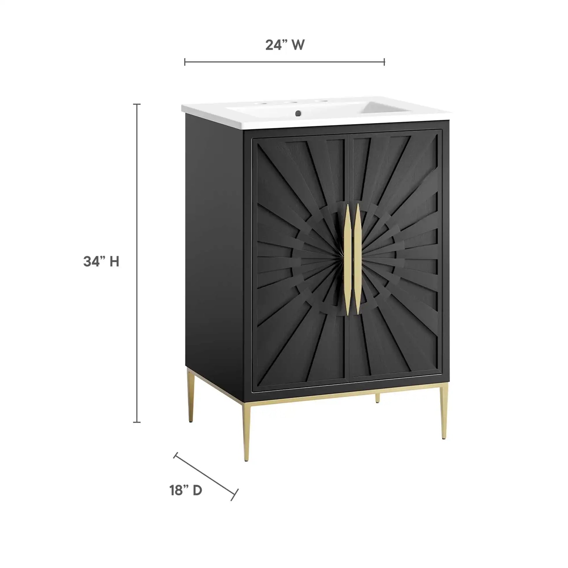 Awaken 24" Bathroom Vanity by Modway - Best Buy Furniture