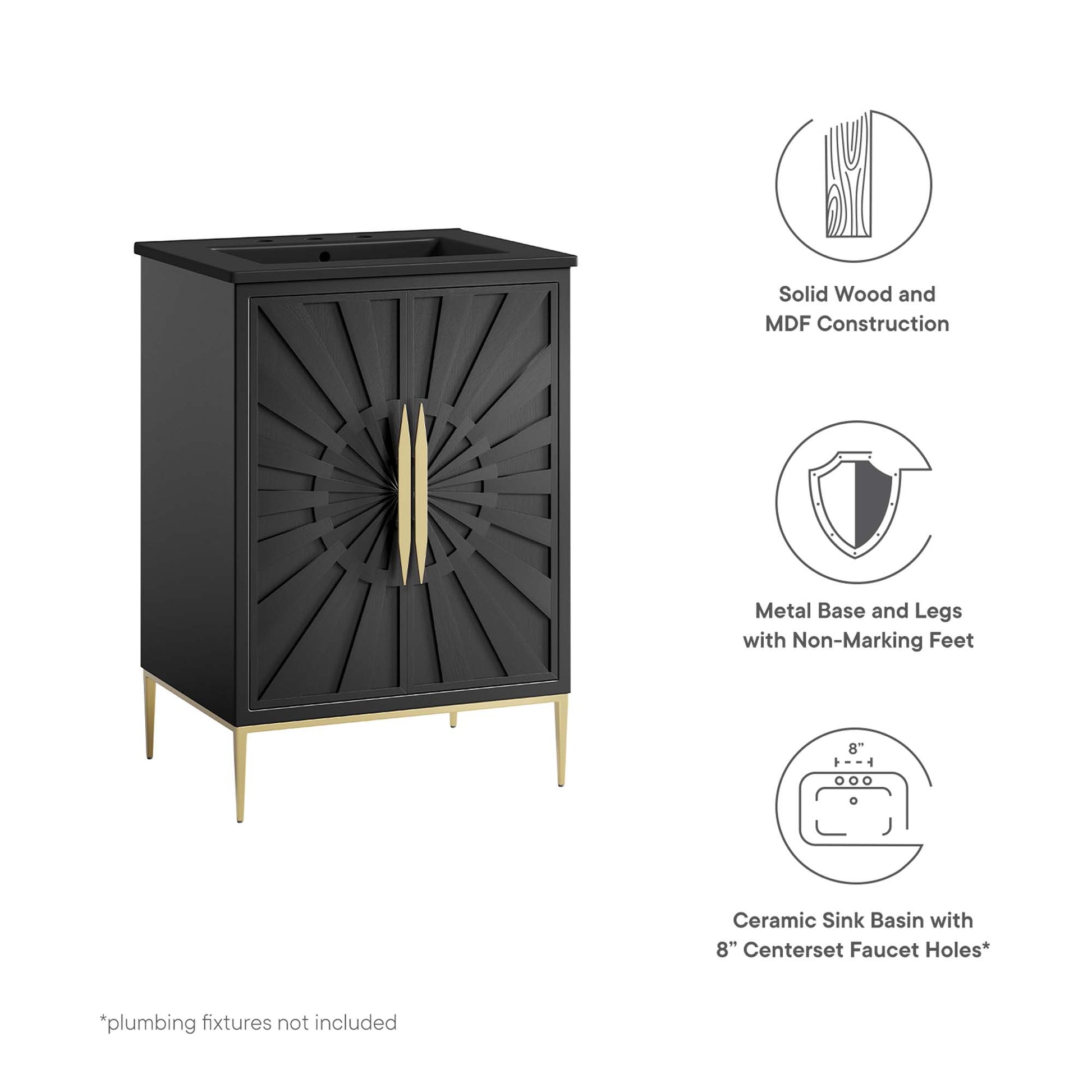 Awaken 24" Bathroom Vanity by Modway - Best Buy Furniture