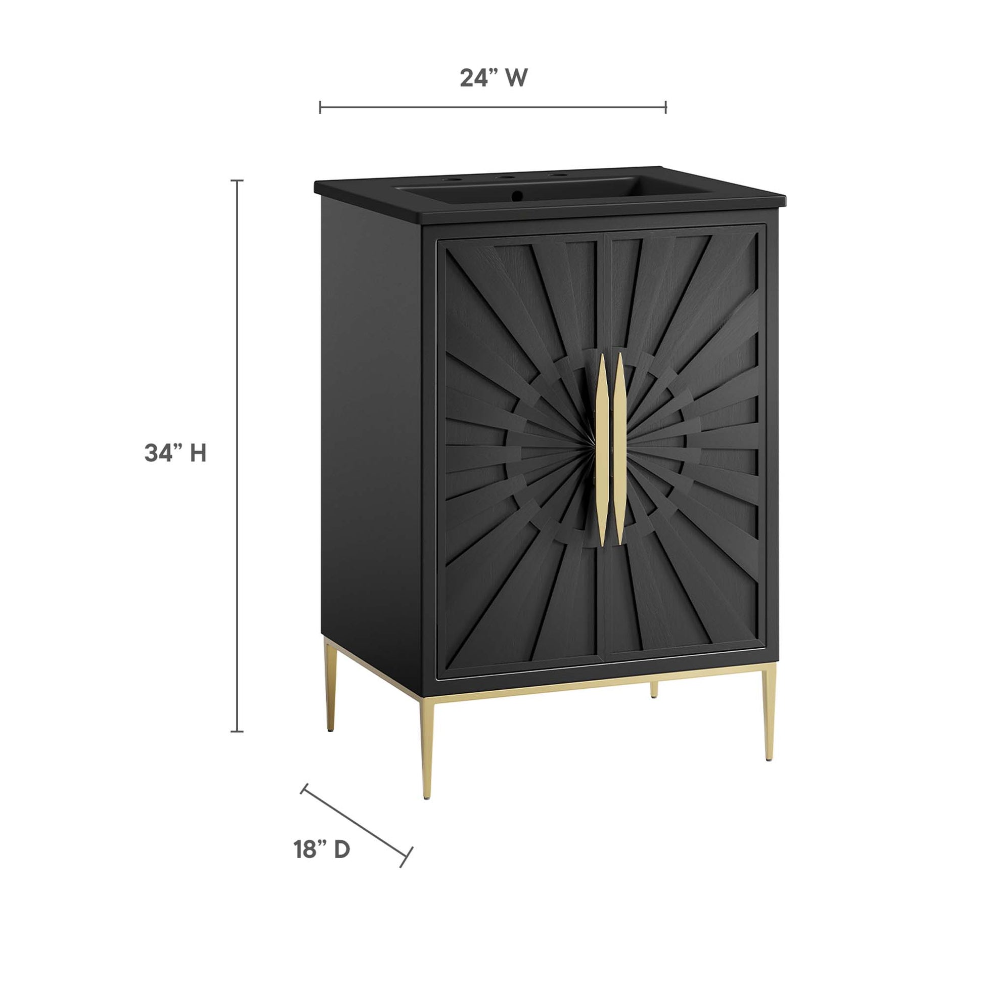 Awaken 24" Bathroom Vanity by Modway - Best Buy Furniture