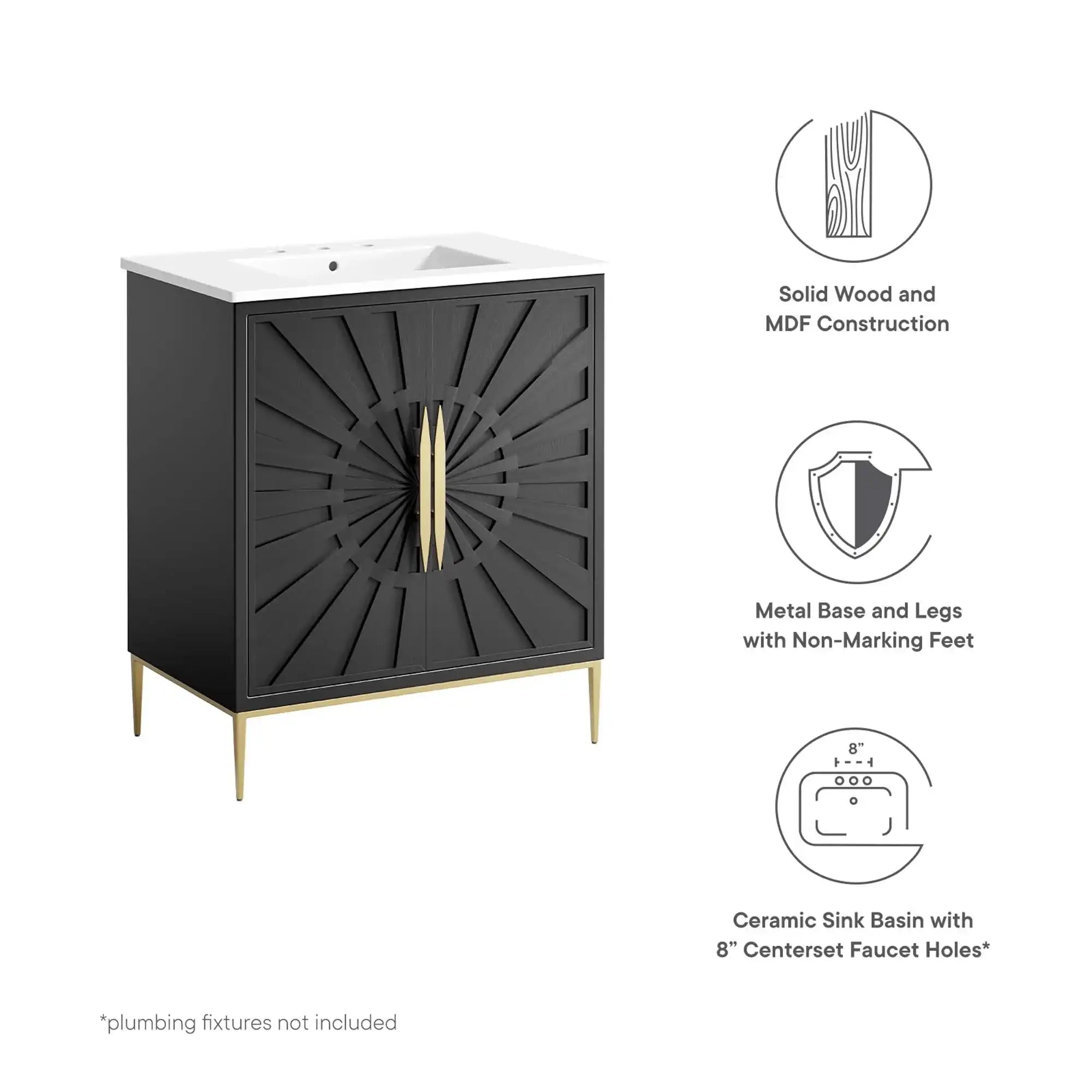 Awaken 30" Bathroom Vanity by Modway - Best Buy Furniture