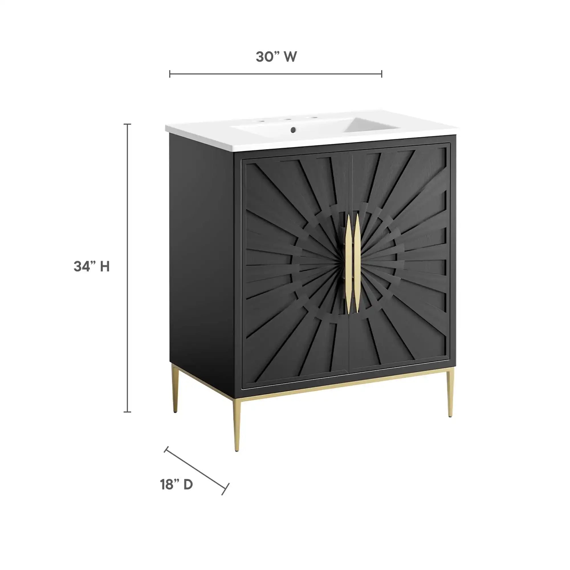 Awaken 30" Bathroom Vanity by Modway - Best Buy Furniture