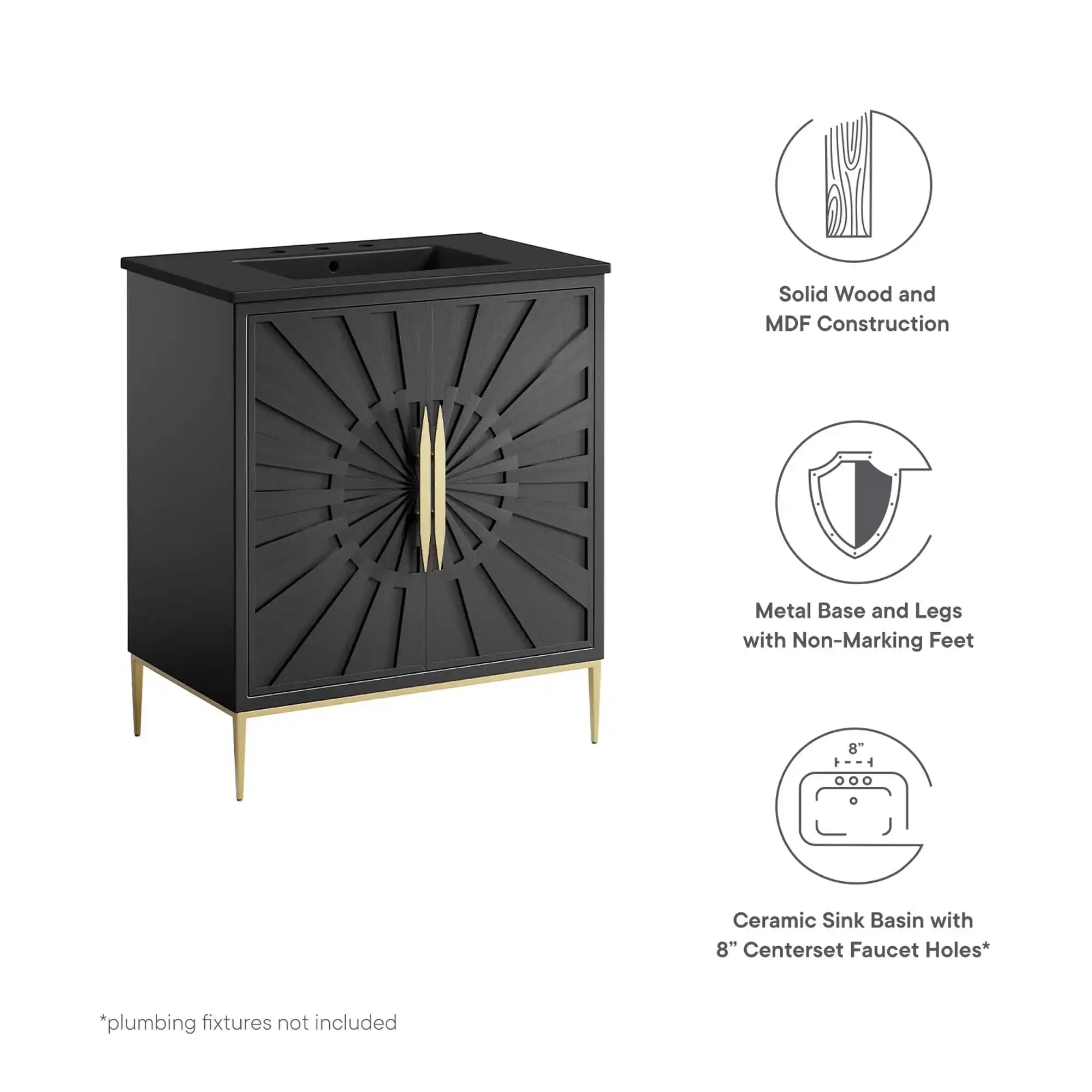 Awaken 30" Bathroom Vanity by Modway - Best Buy Furniture