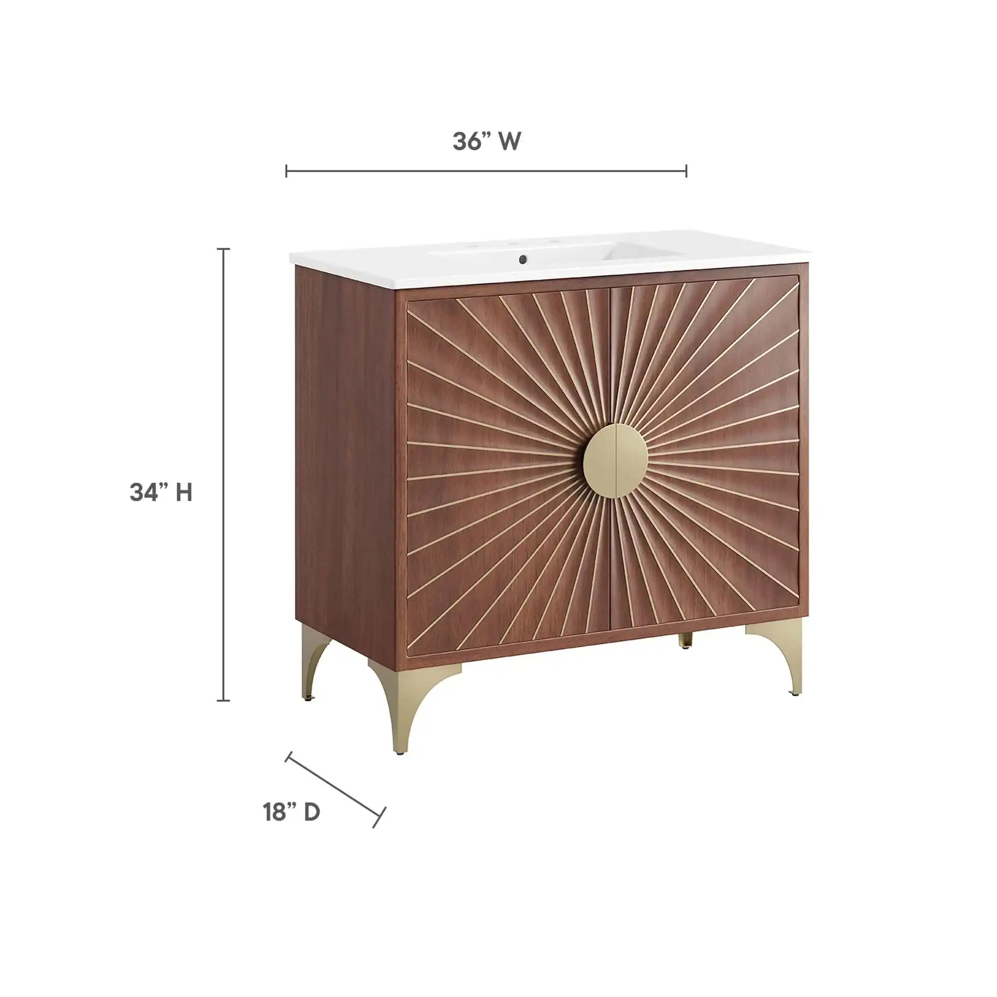 Daylight 36" Bathroom Vanity by Modway - Best Buy Furniture