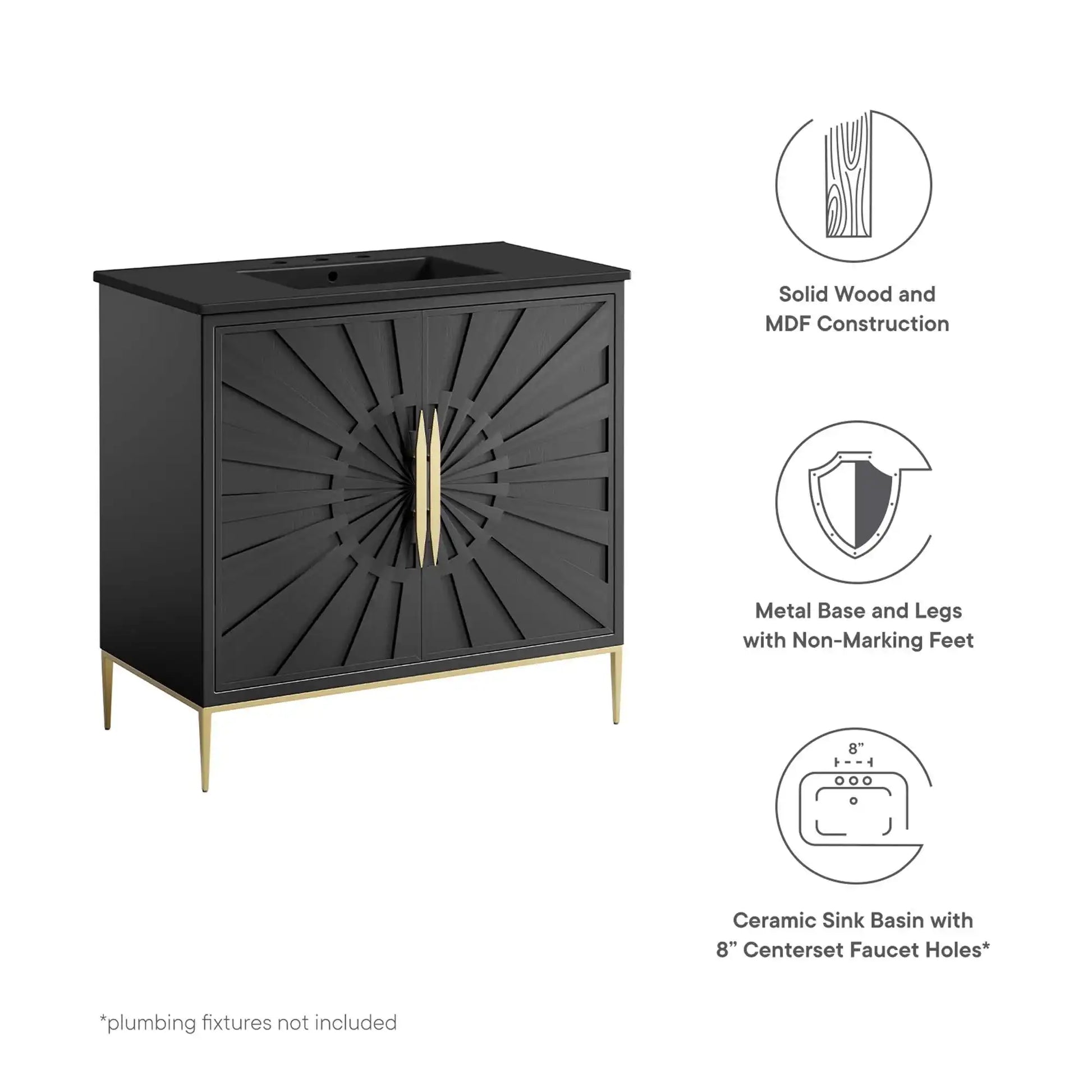 Awaken 36" Bathroom Vanity by Modway - Best Buy Furniture