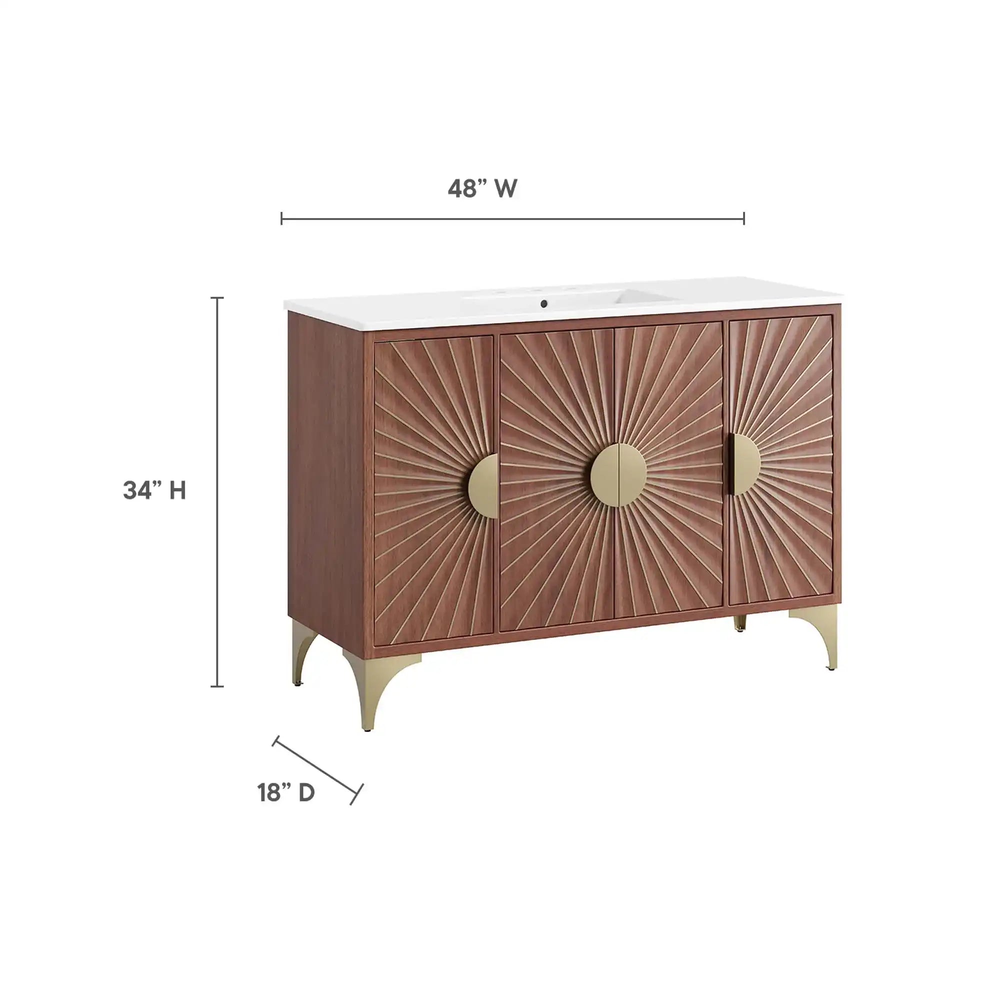 Daylight 48" Bathroom Vanity by Modway - Best Buy Furniture