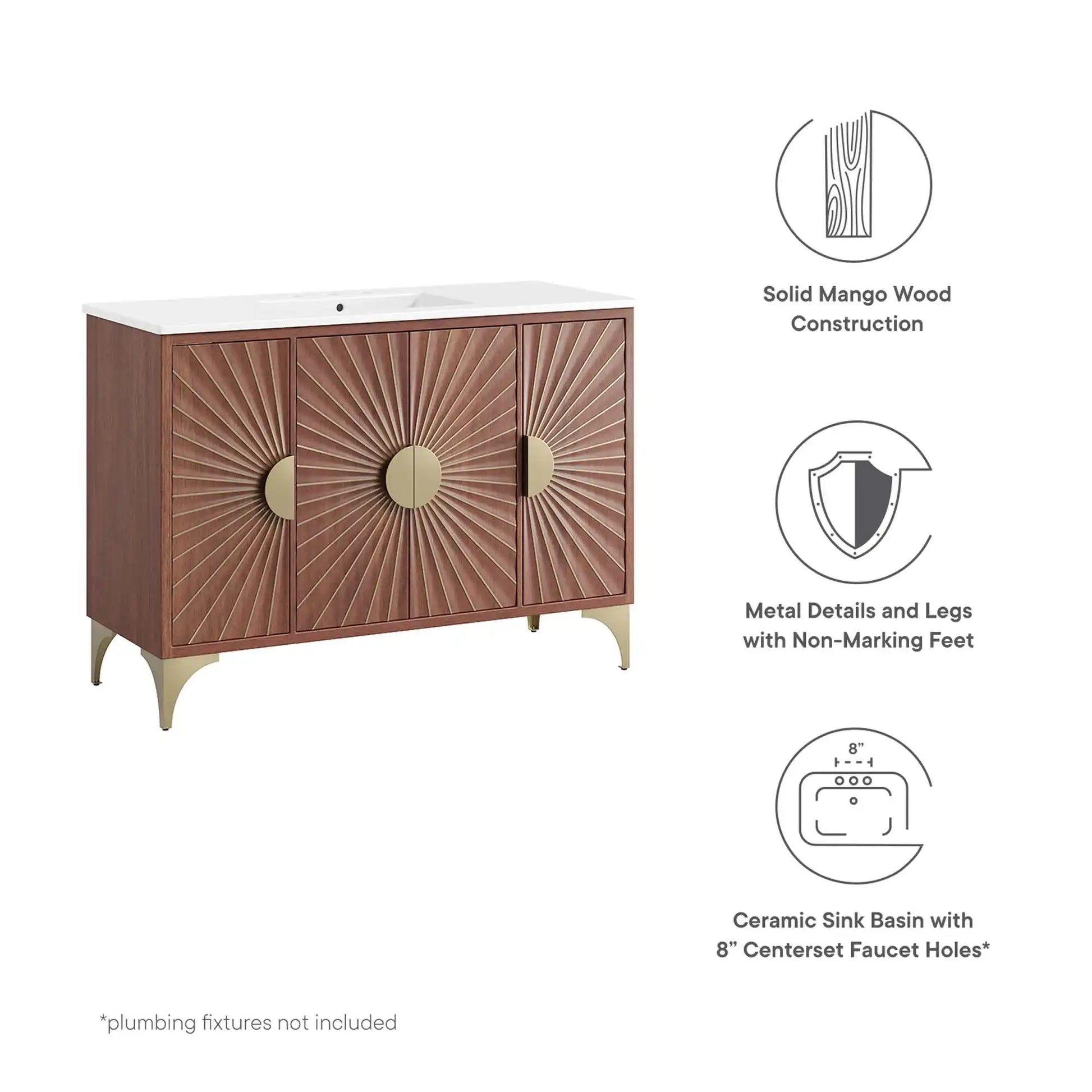 Daylight 48" Bathroom Vanity by Modway - Best Buy Furniture