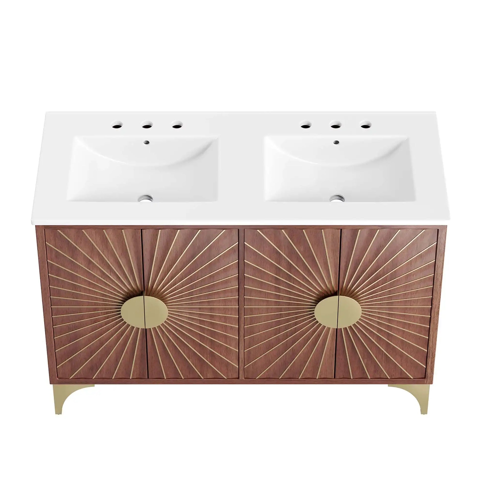 Daylight 48" Double Sink Bathroom Vanity by Modway - Best Buy Furniture