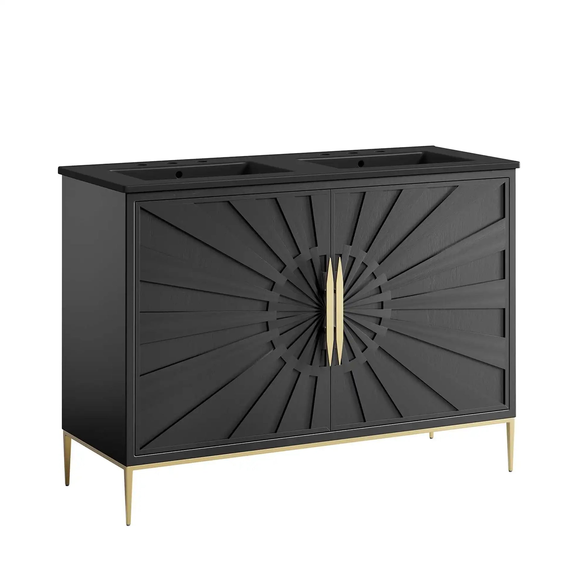 Awaken 48" Double Sink Bathroom Vanity by Modway - Best Buy Furniture