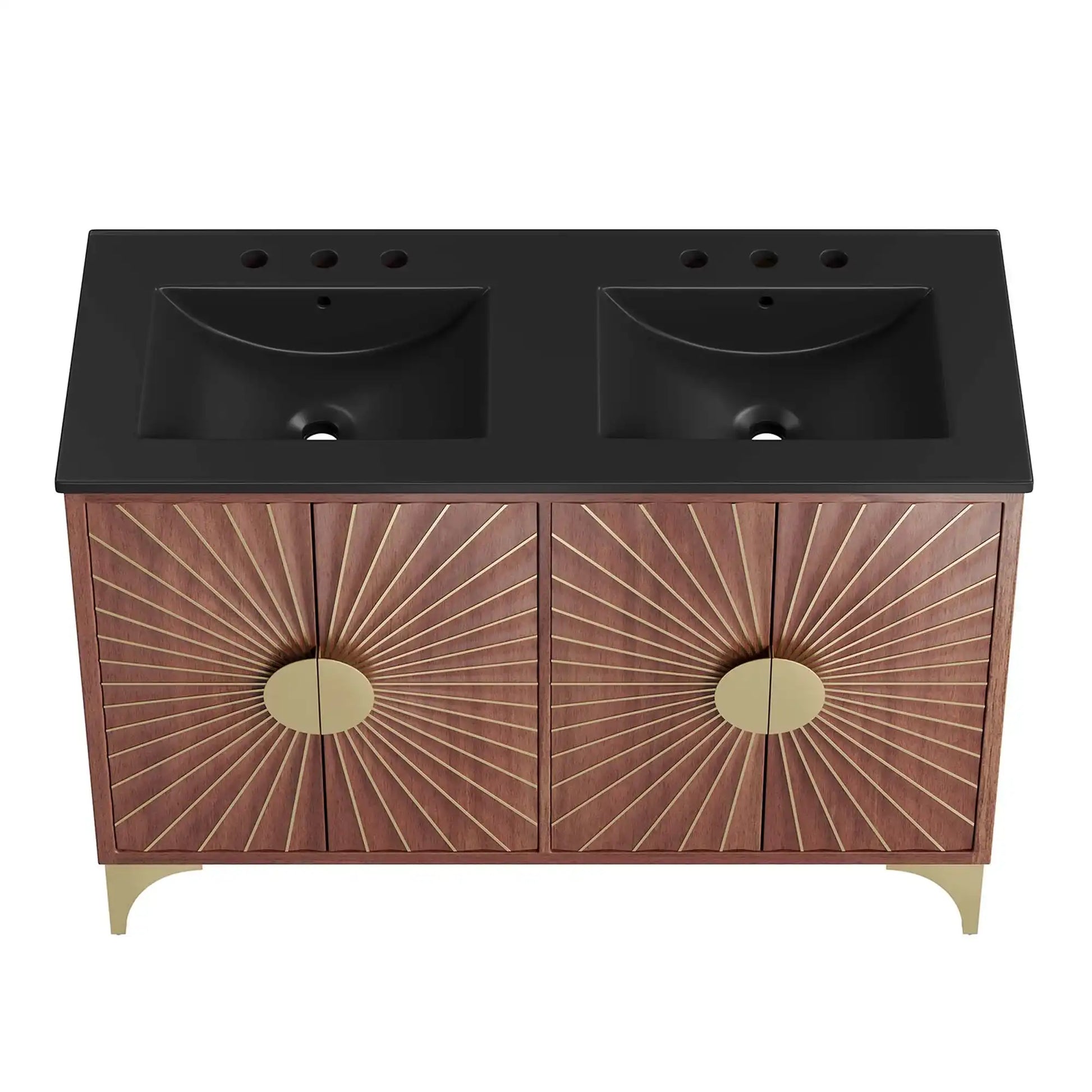 Daylight 48" Double Sink Bathroom Vanity by Modway - Best Buy Furniture