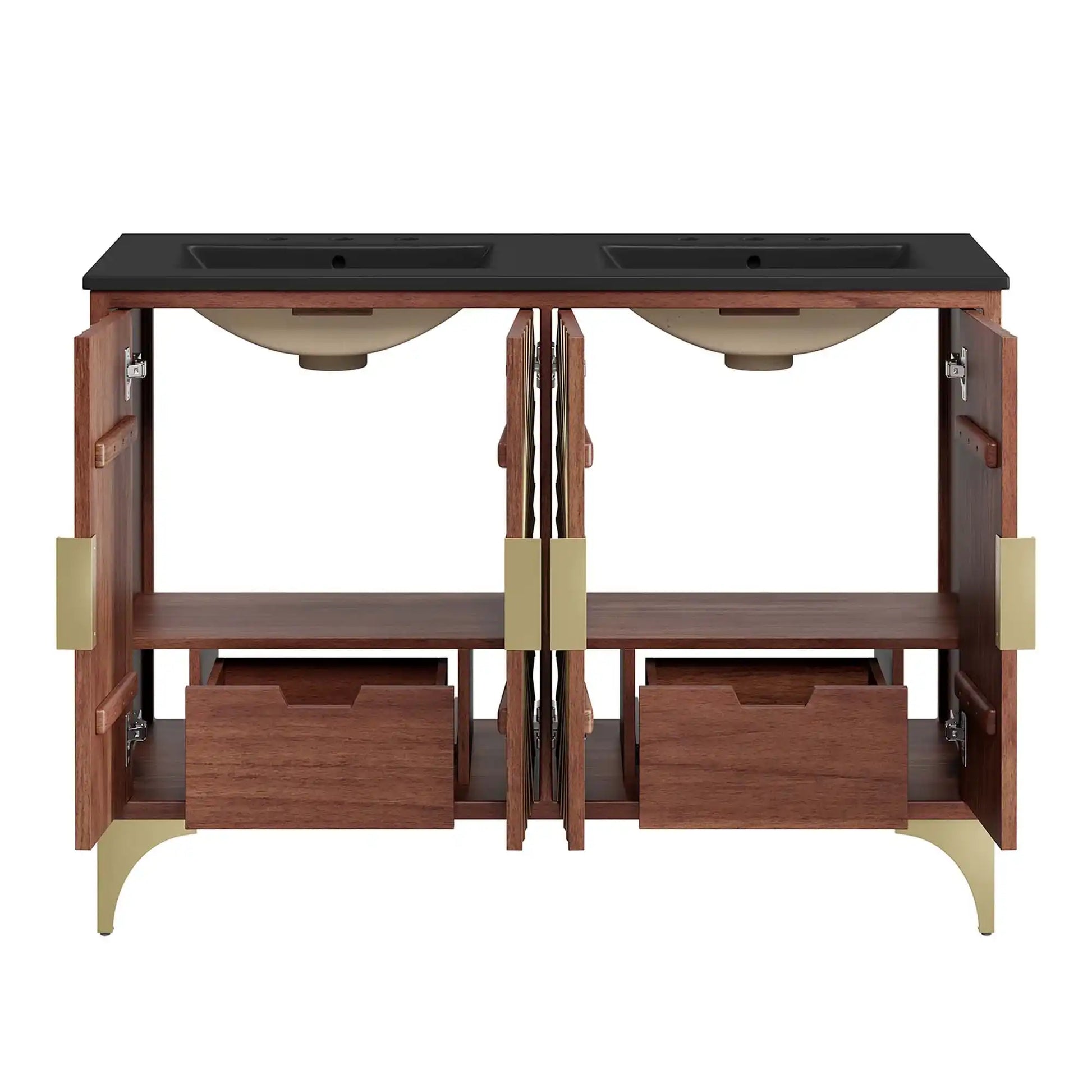 Daylight 48" Double Sink Bathroom Vanity by Modway - Best Buy Furniture