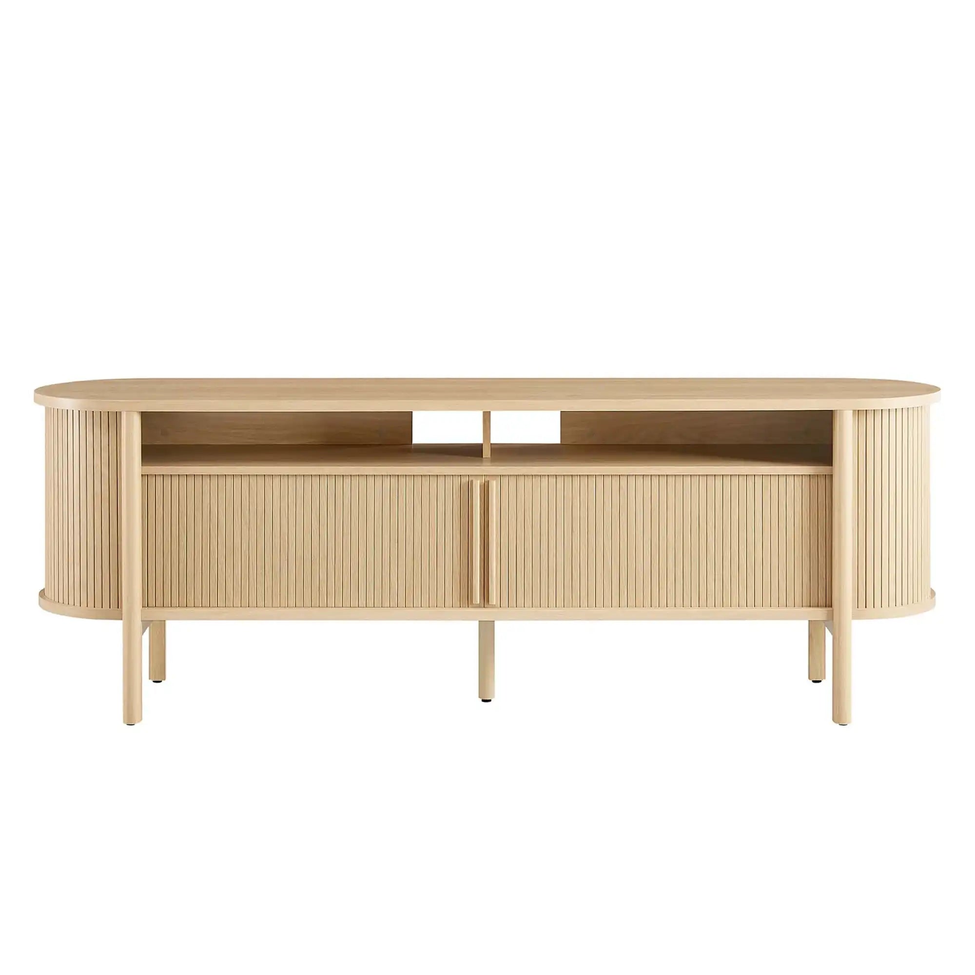 Cadence 71" Curved TV Stand by Modway - Best Buy Furniture