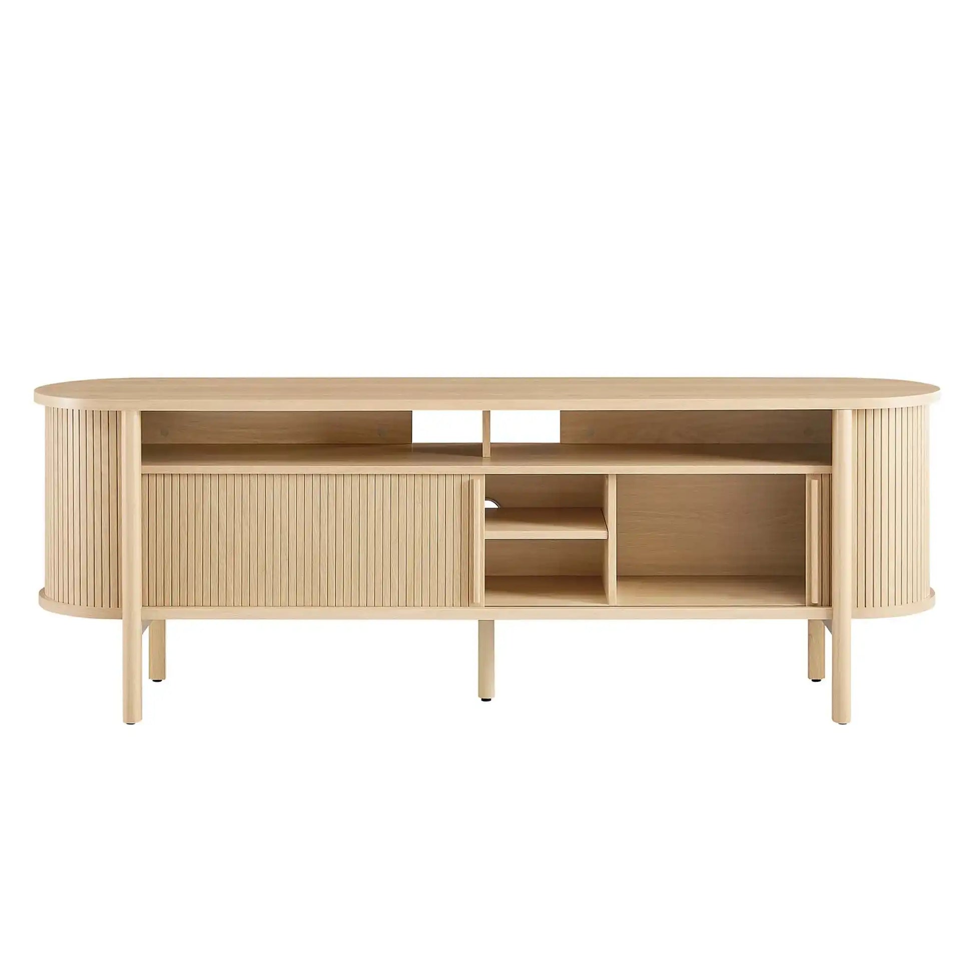 Cadence 71" Curved TV Stand by Modway - Best Buy Furniture