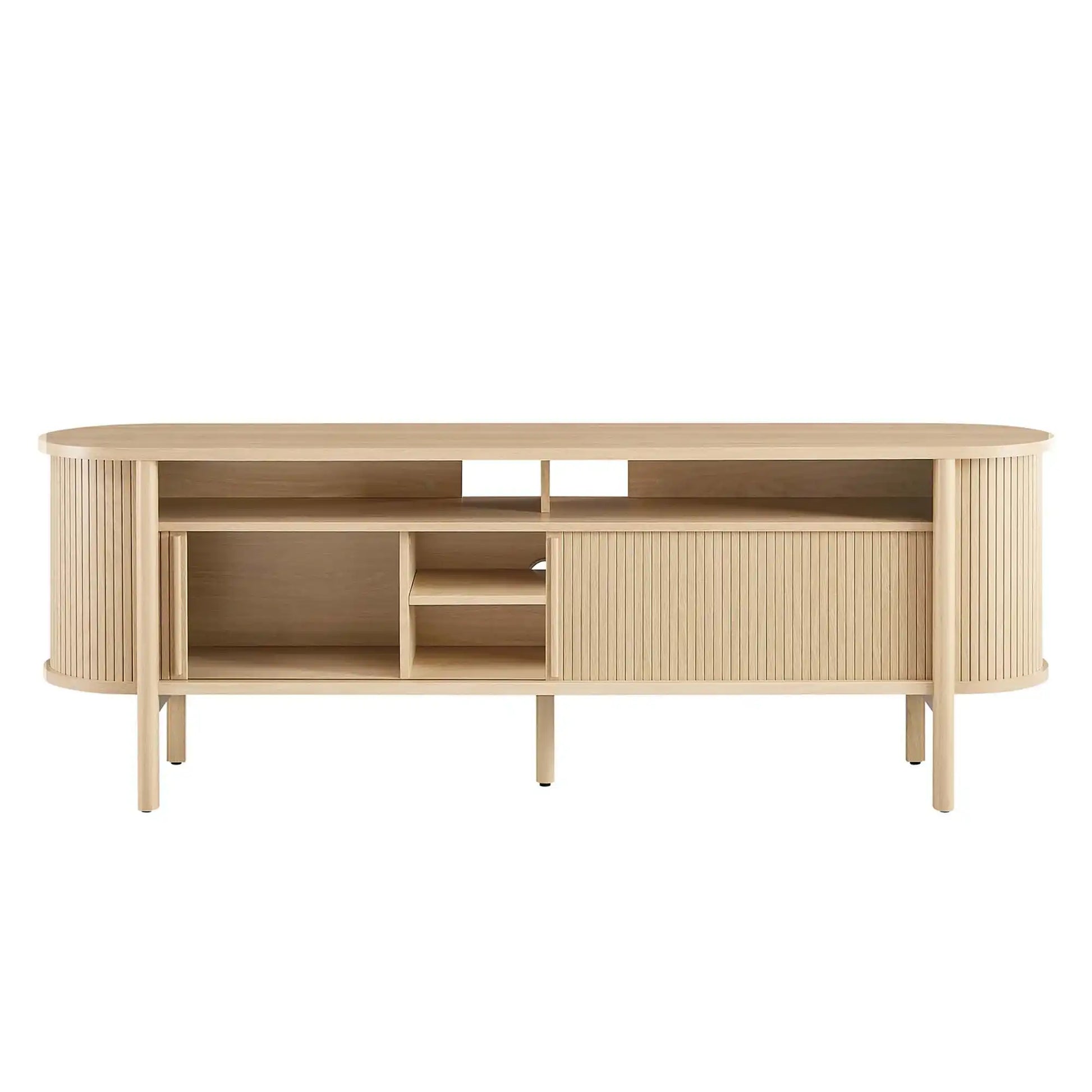 Cadence 71" Curved TV Stand by Modway - Best Buy Furniture