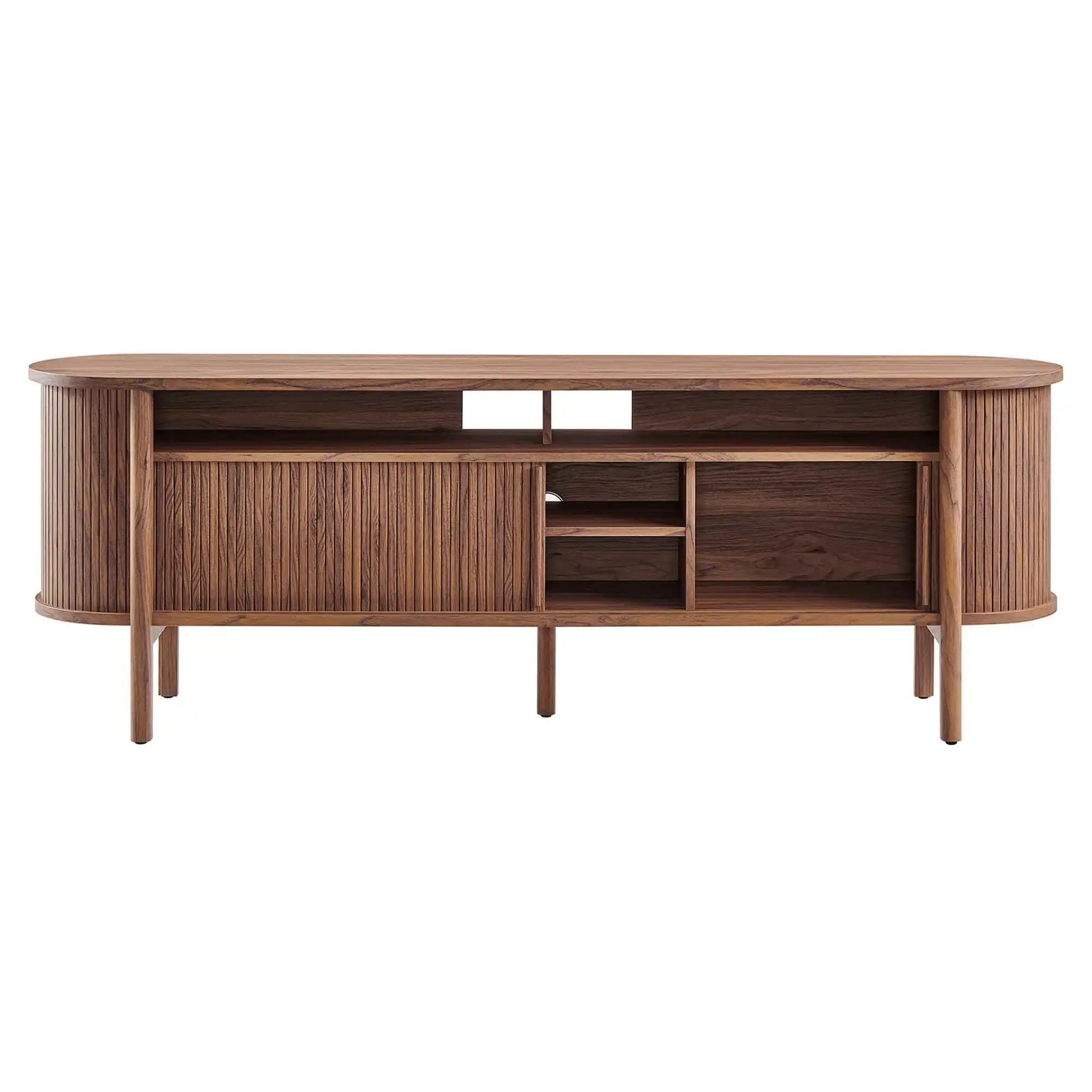 Cadence 71" Curved TV Stand by Modway - Best Buy Furniture