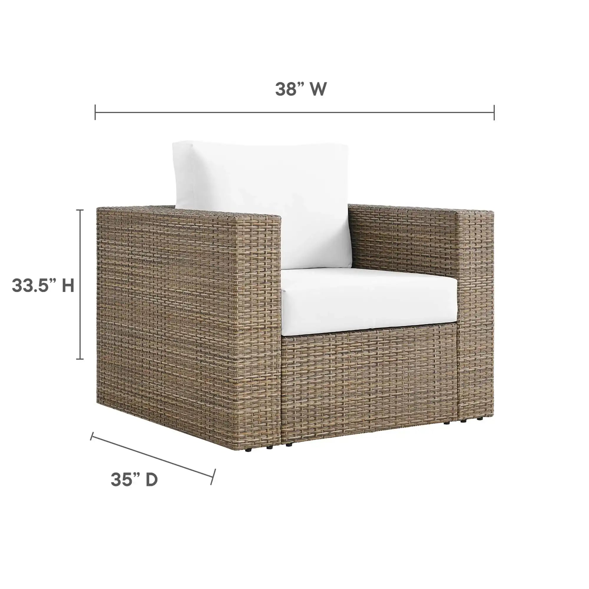 Convene Outdoor Patio Armchair by Modway - Best Buy Furniture