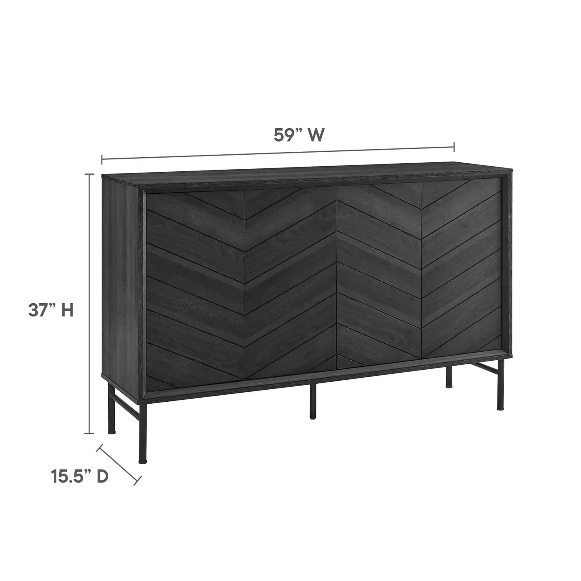 Harper Chevron Sideboard by Modway - Best Buy Furniture