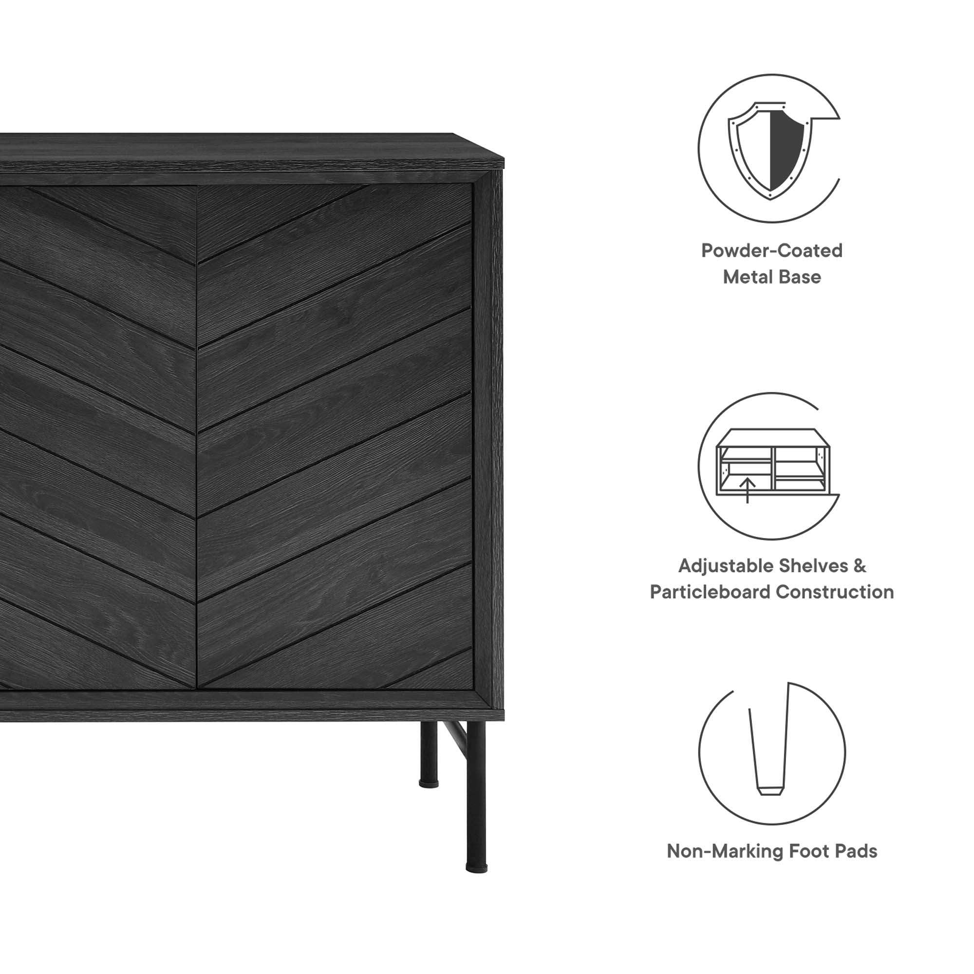 Harper Chevron Sideboard by Modway - Best Buy Furniture
