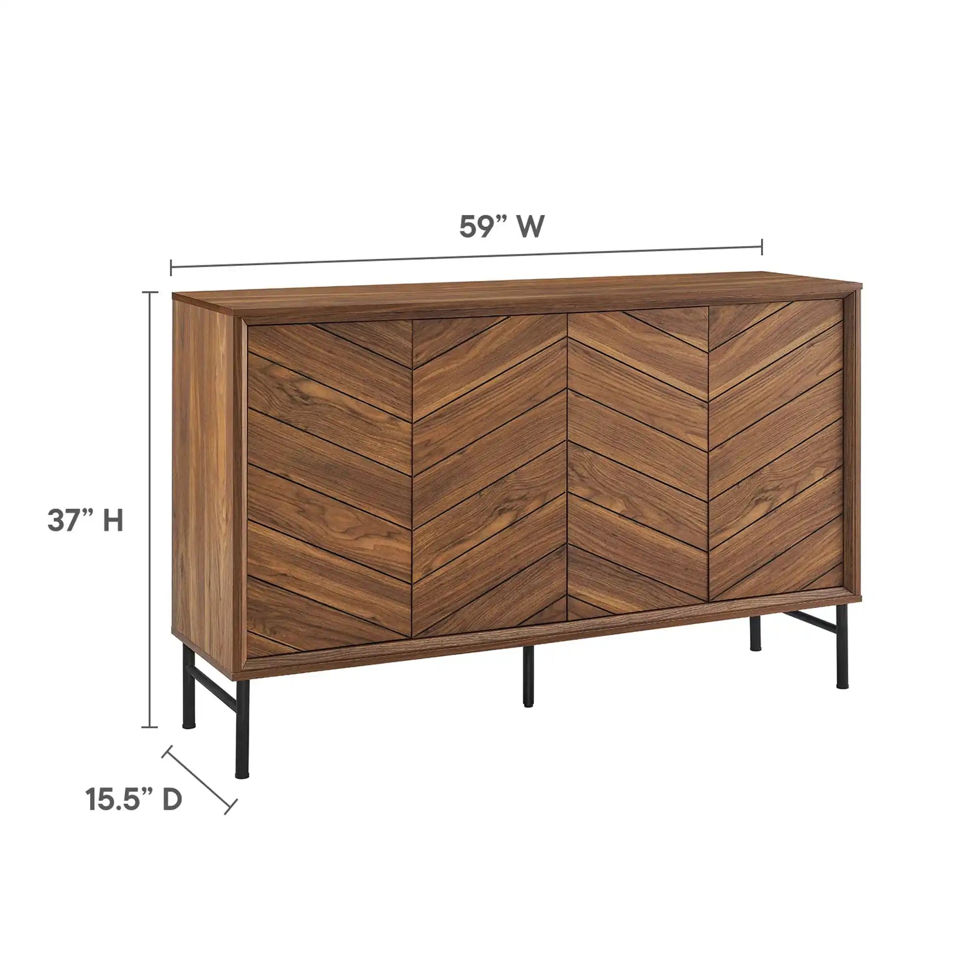Harper Chevron Sideboard by Modway - Best Buy Furniture