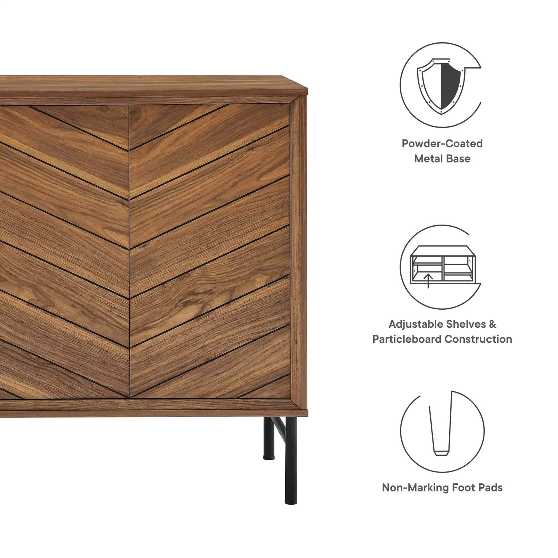 Harper Chevron Sideboard by Modway - Best Buy Furniture