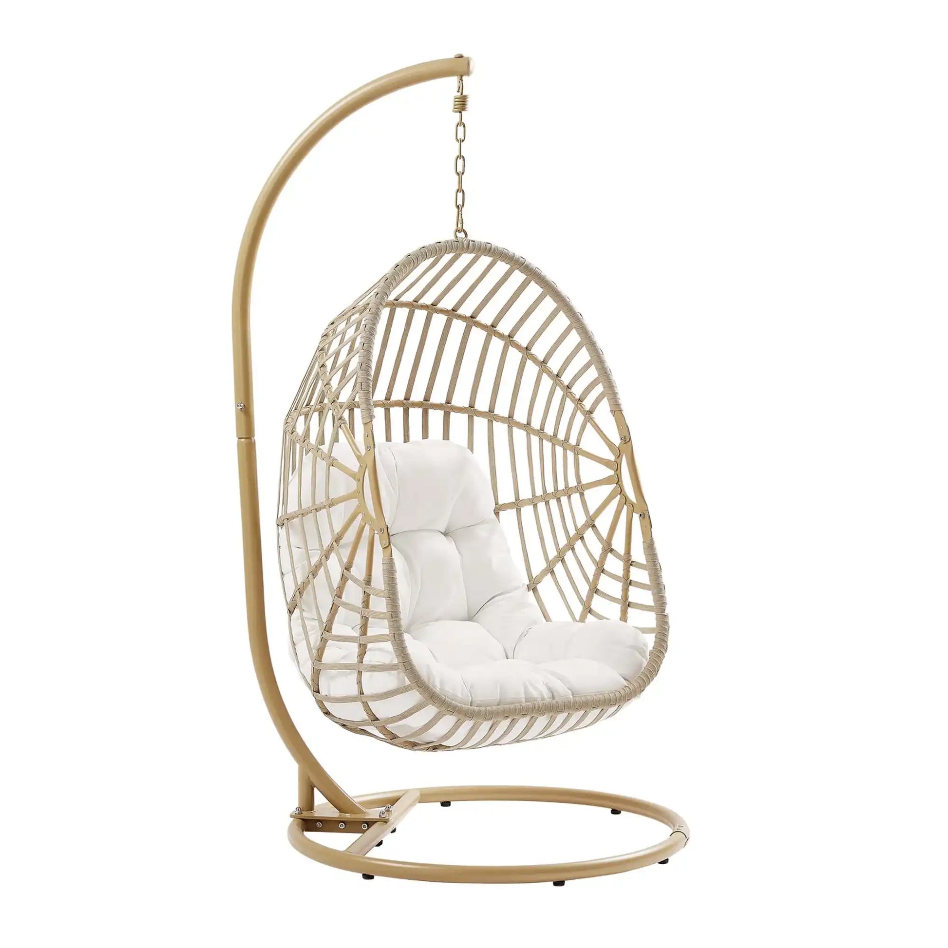 Amalie Wicker Rattan Outdoor Patio Rattan Swing Chair by Modway - Best Buy Furniture