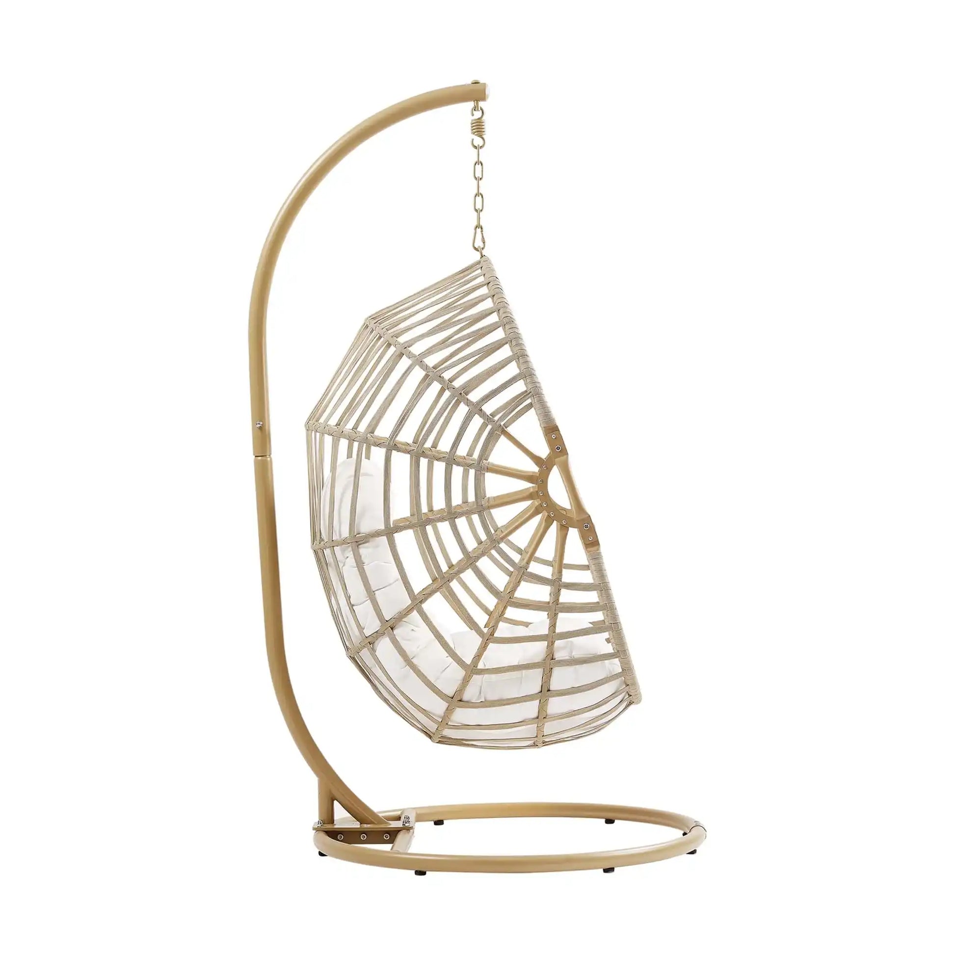 Amalie Wicker Rattan Outdoor Patio Rattan Swing Chair by Modway - Best Buy Furniture