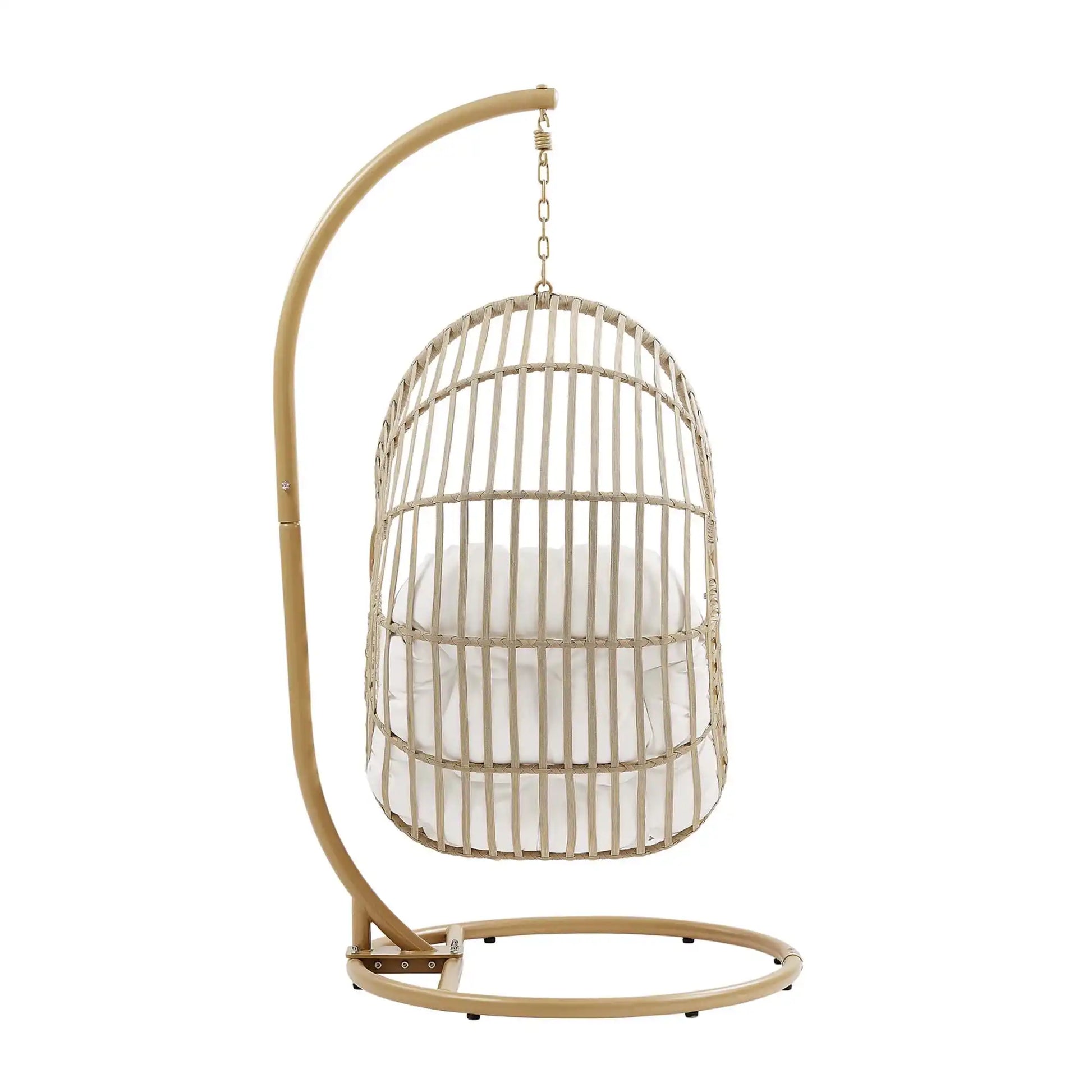 Amalie Wicker Rattan Outdoor Patio Rattan Swing Chair by Modway - Best Buy Furniture
