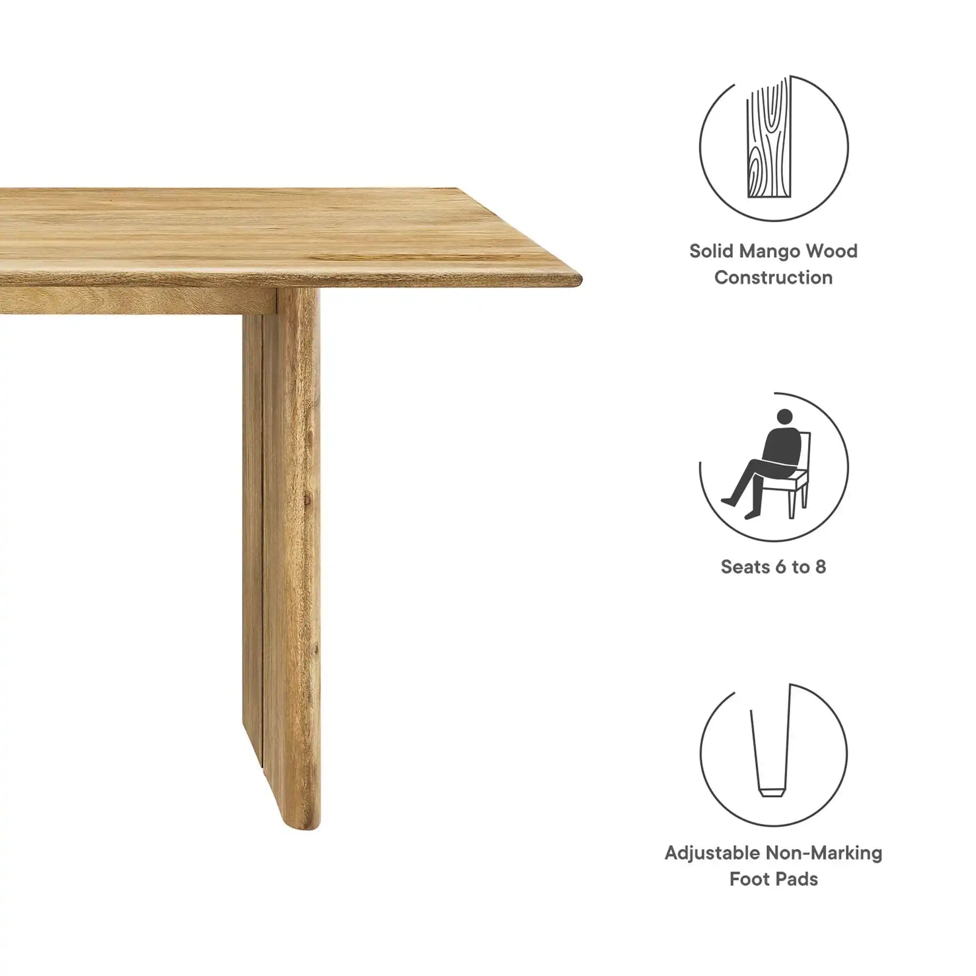 Amistad 72" Dining Table by Modway - Best Buy Furniture