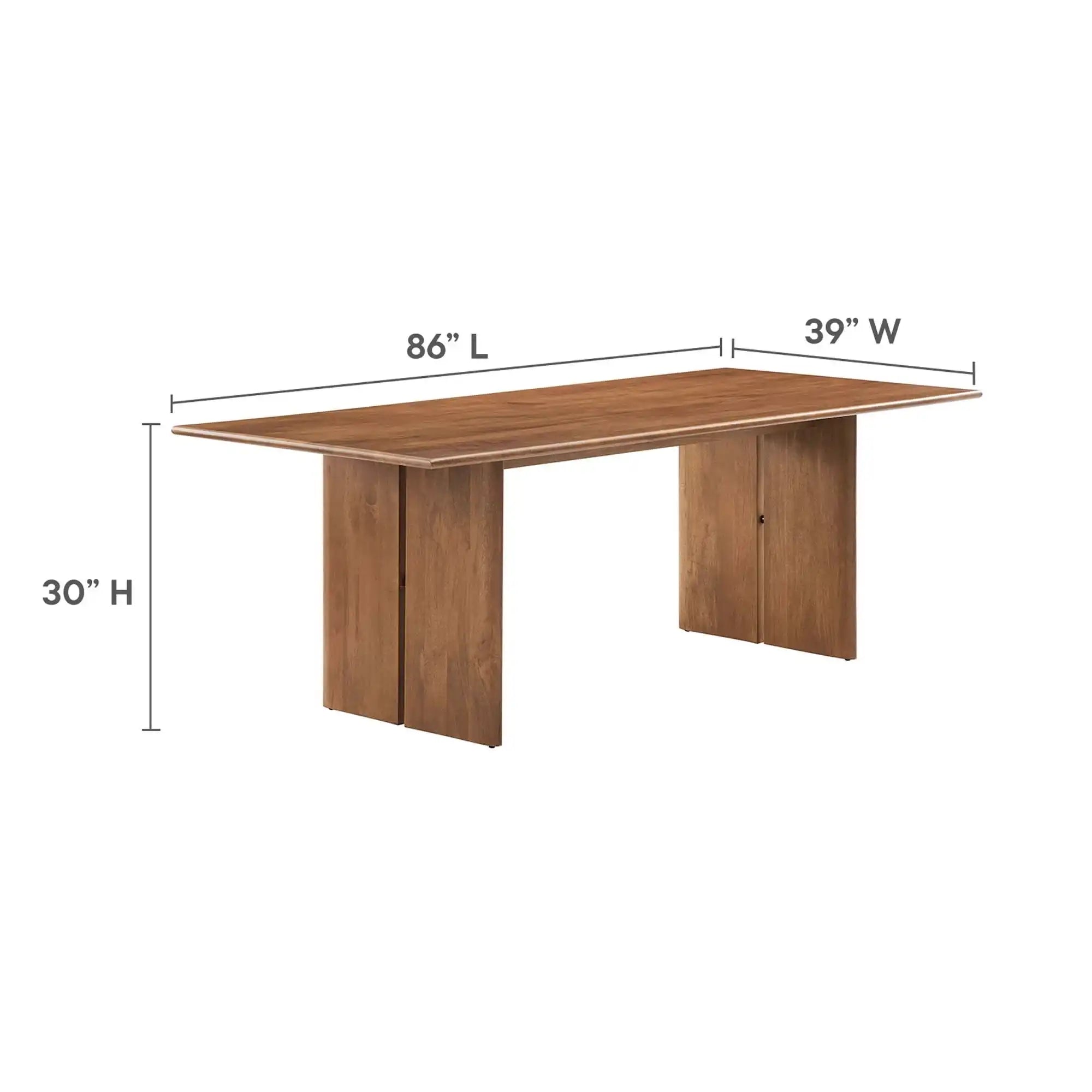 Amistad 86" Wood Dining Table by Modway - Best Buy Furniture
