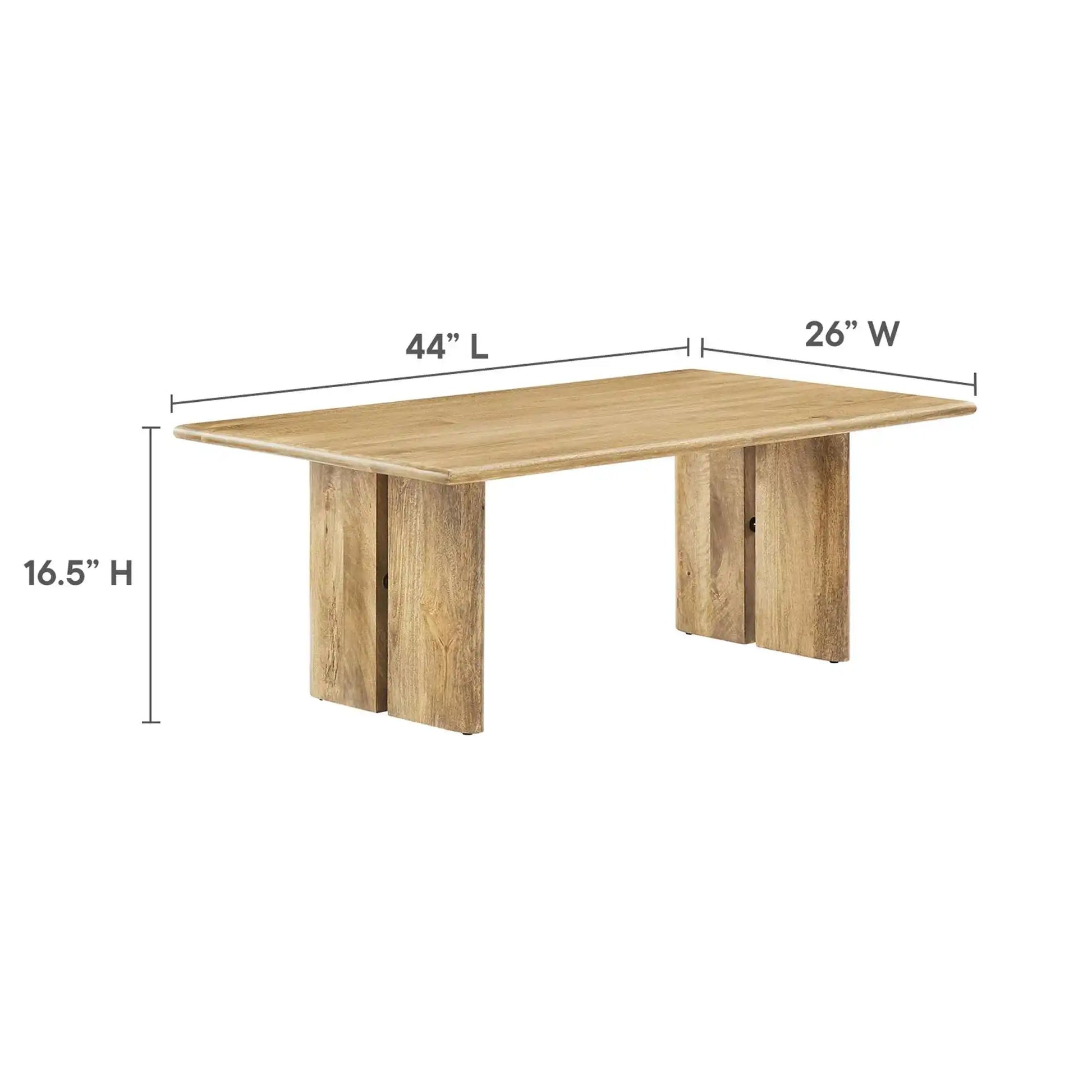 Amistad Wood Coffee Table by Modway - Best Buy Furniture