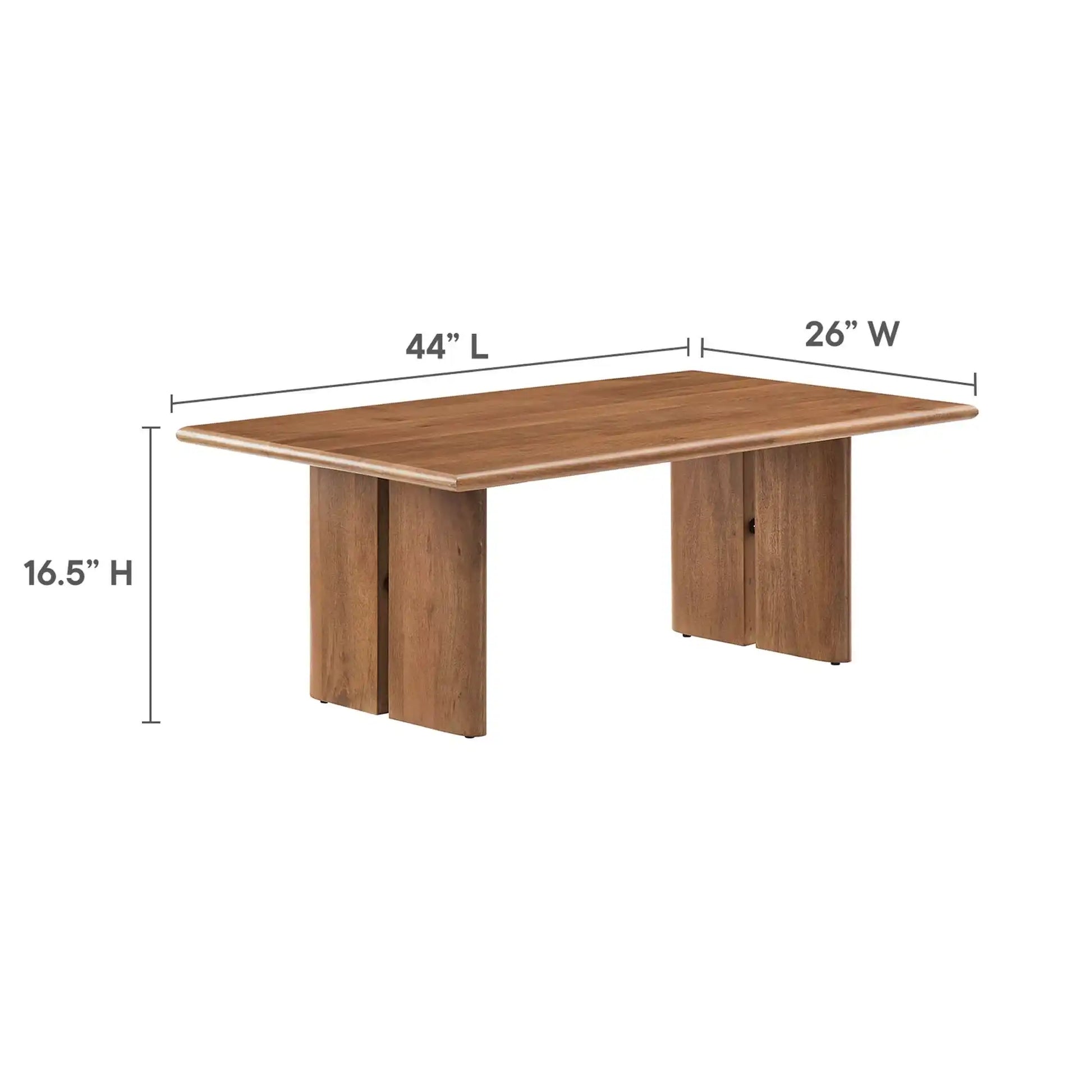 Amistad Wood Coffee Table by Modway - Best Buy Furniture
