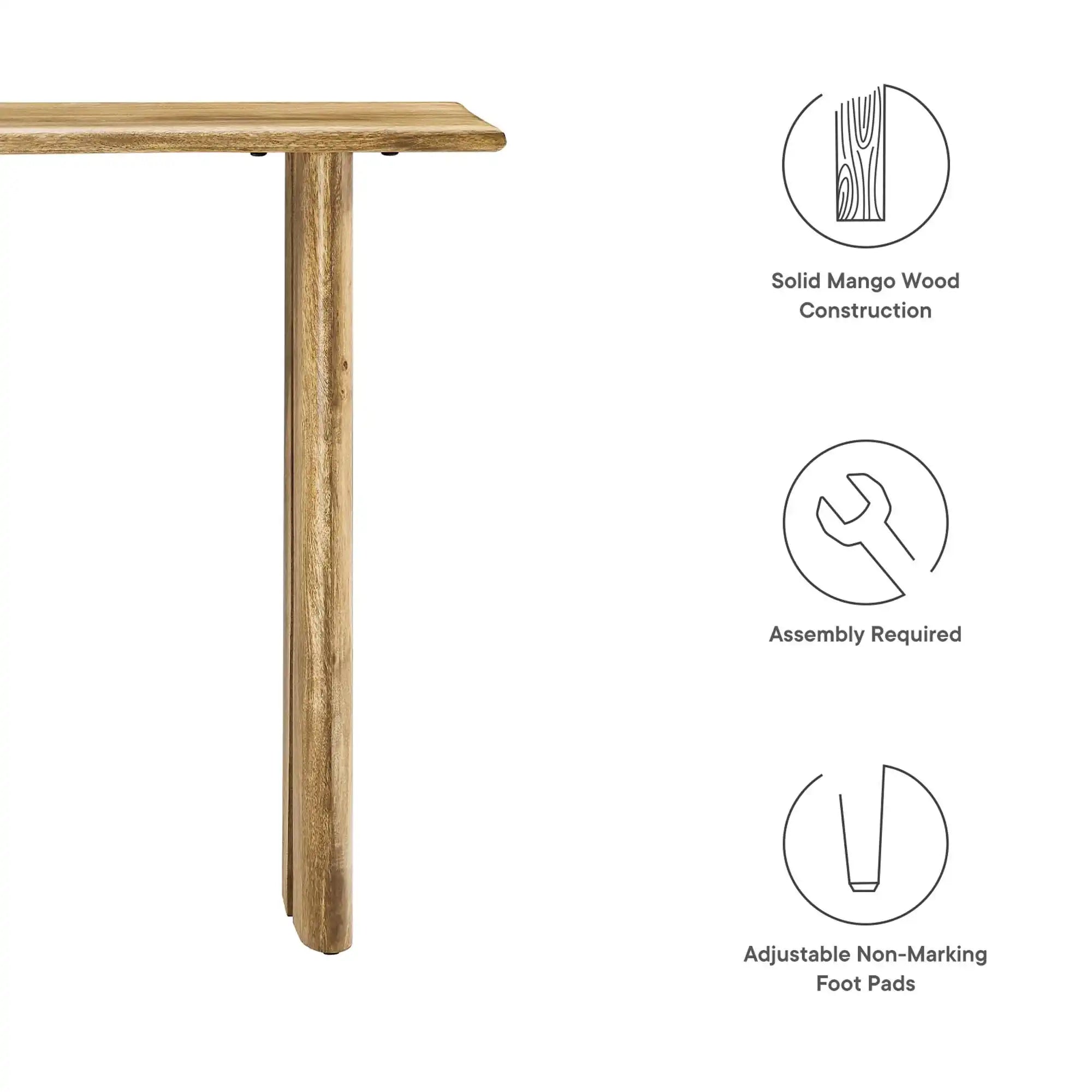 Amistad Wood Console Table by Modway - Best Buy Furniture