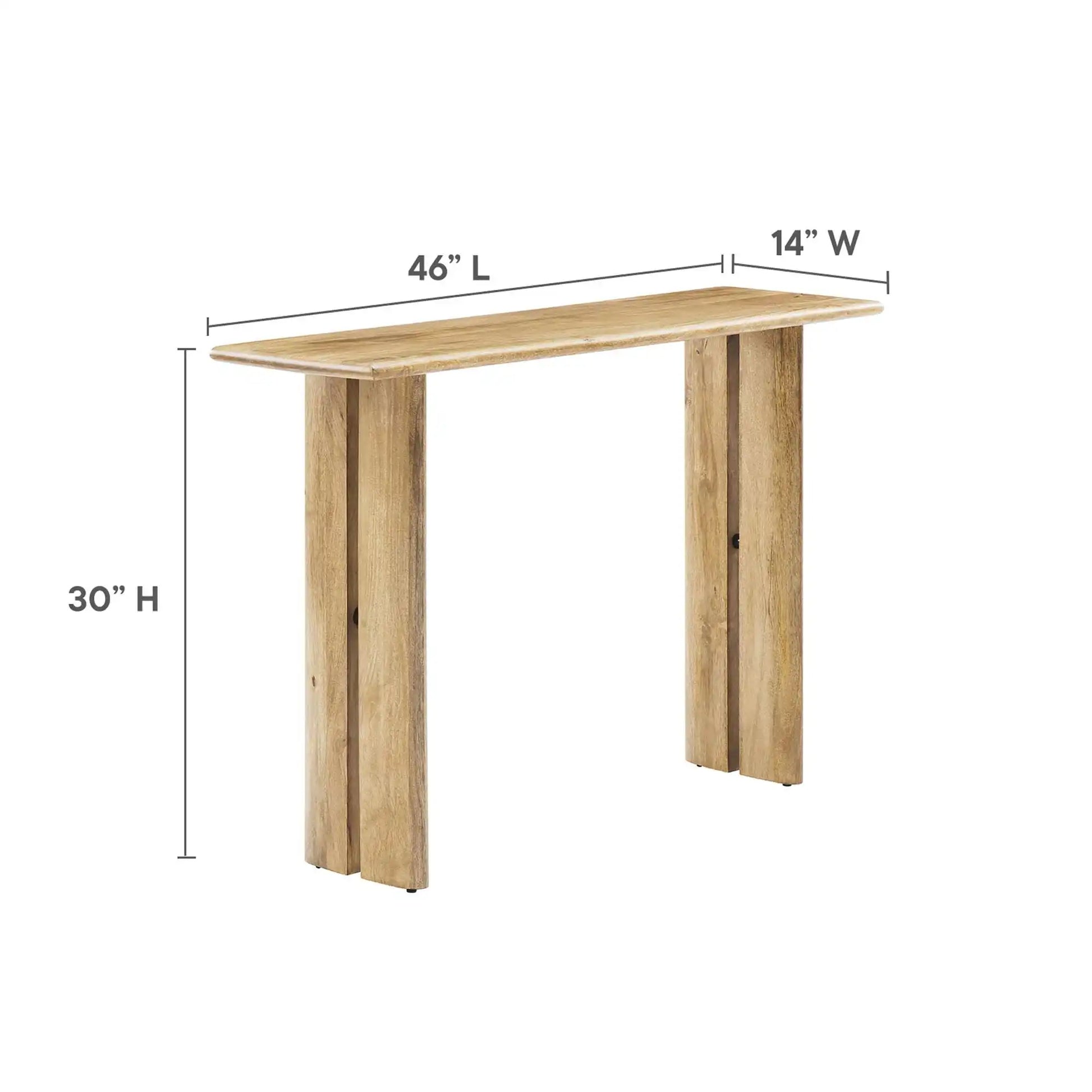 Amistad Wood Console Table by Modway - Best Buy Furniture