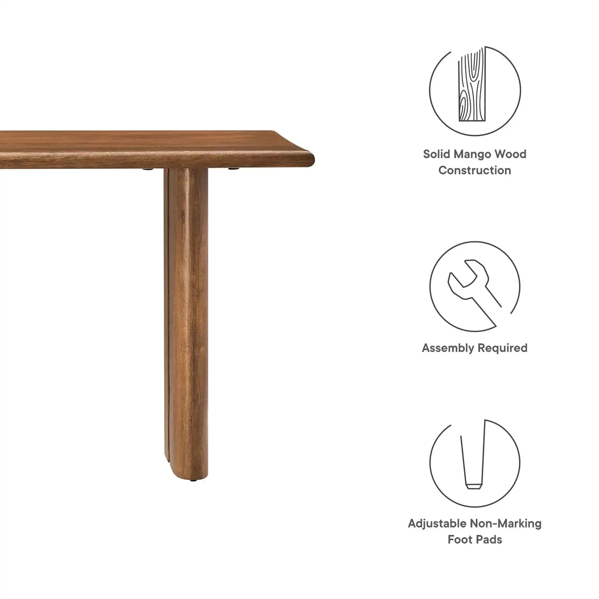 Amistad 46" Wood Bench by Modway - Best Buy Furniture