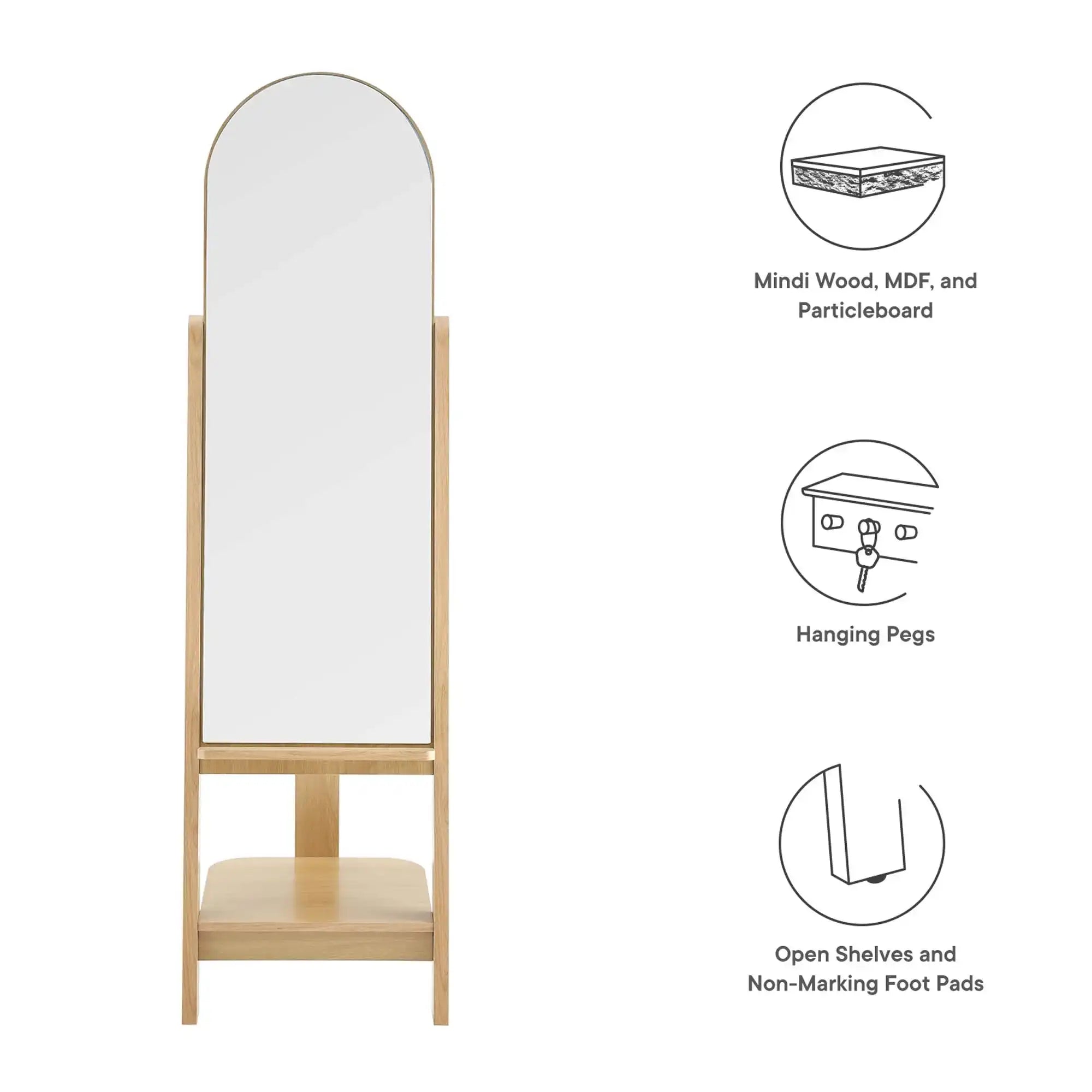 Ascend Standing Mirror by Modway - Best Buy Furniture