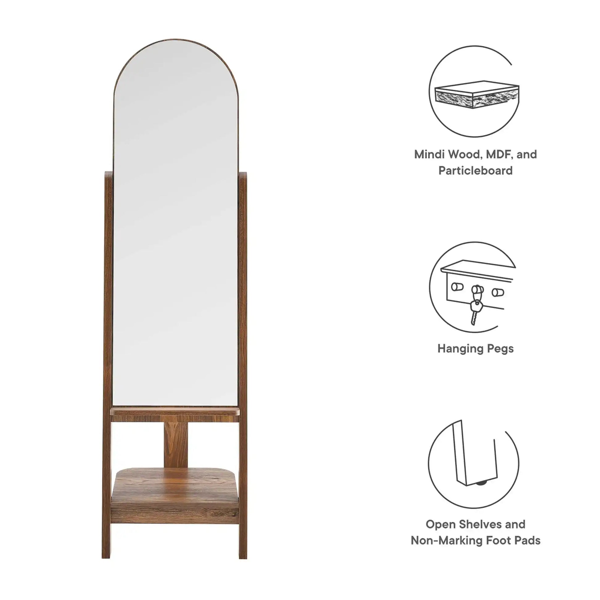 Ascend Standing Mirror by Modway - Best Buy Furniture