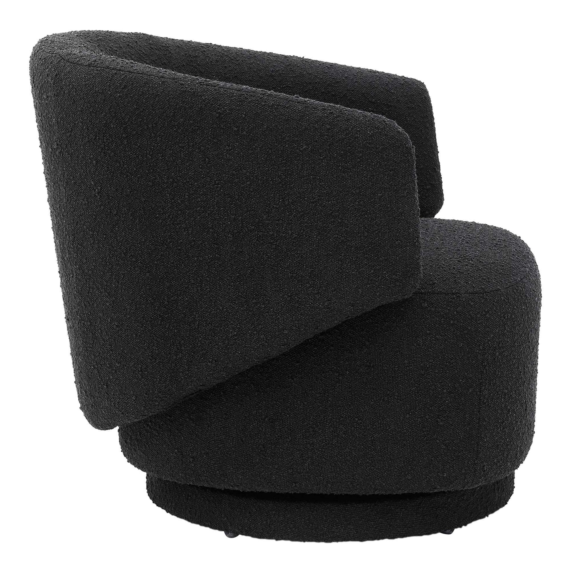 Celestia Boucle Fabric Swivel Chair by Modway - Best Buy Furniture