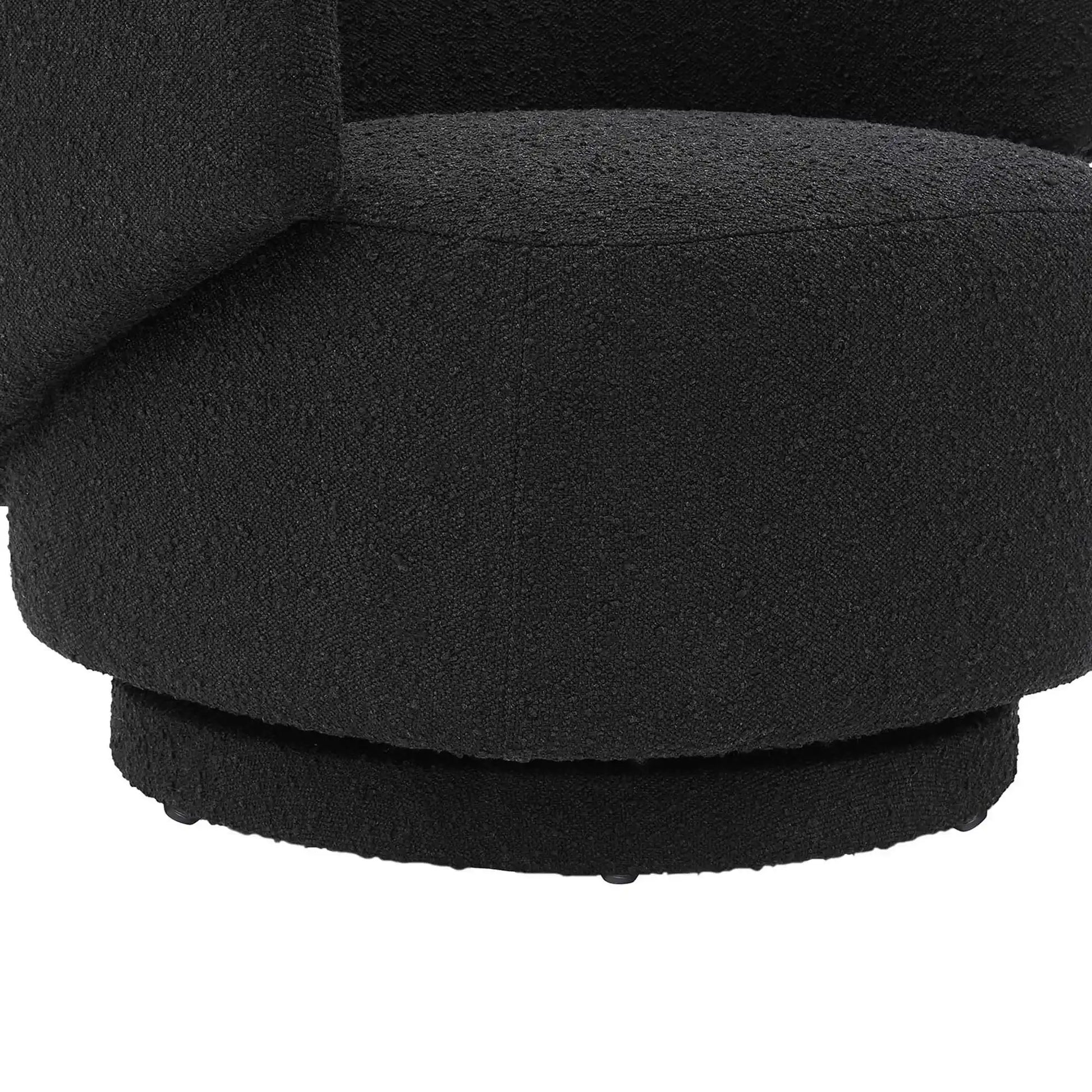Celestia Boucle Fabric Swivel Chair by Modway - Best Buy Furniture