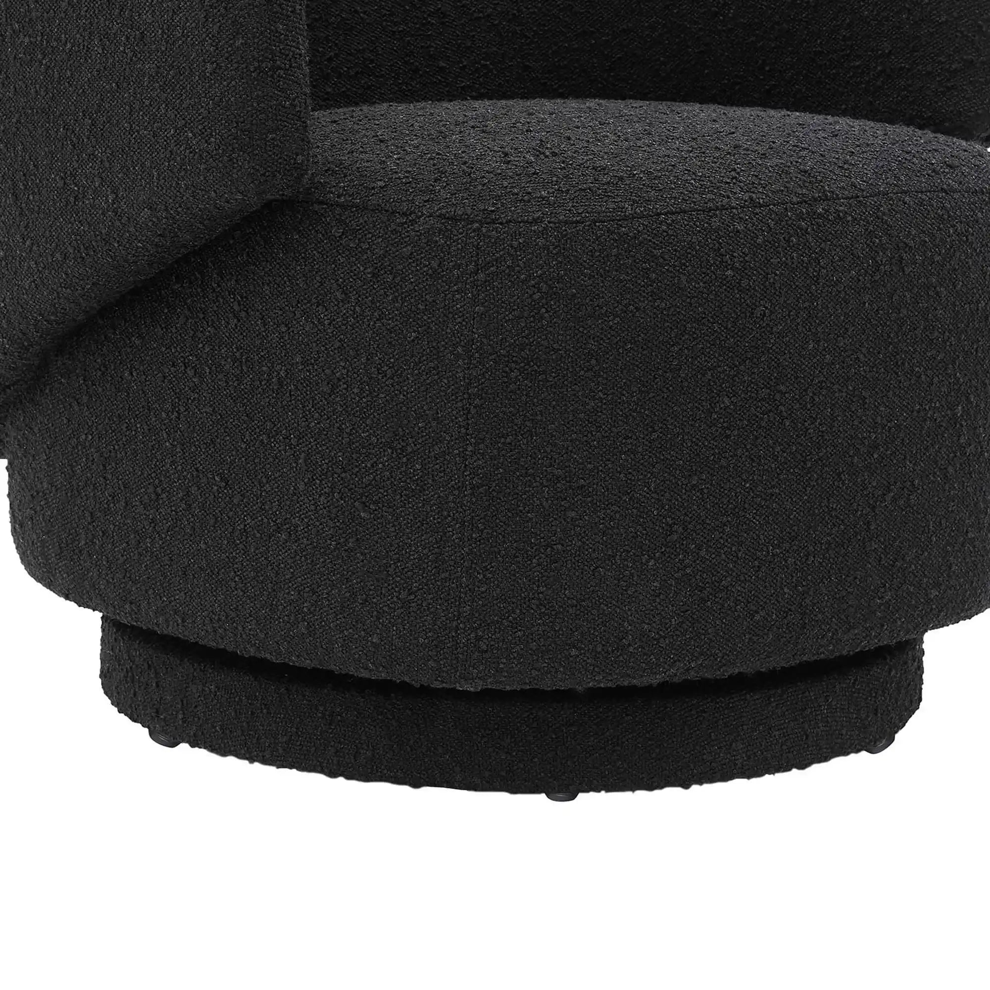 Celestia Boucle Fabric Swivel Chair by Modway - Best Buy Furniture